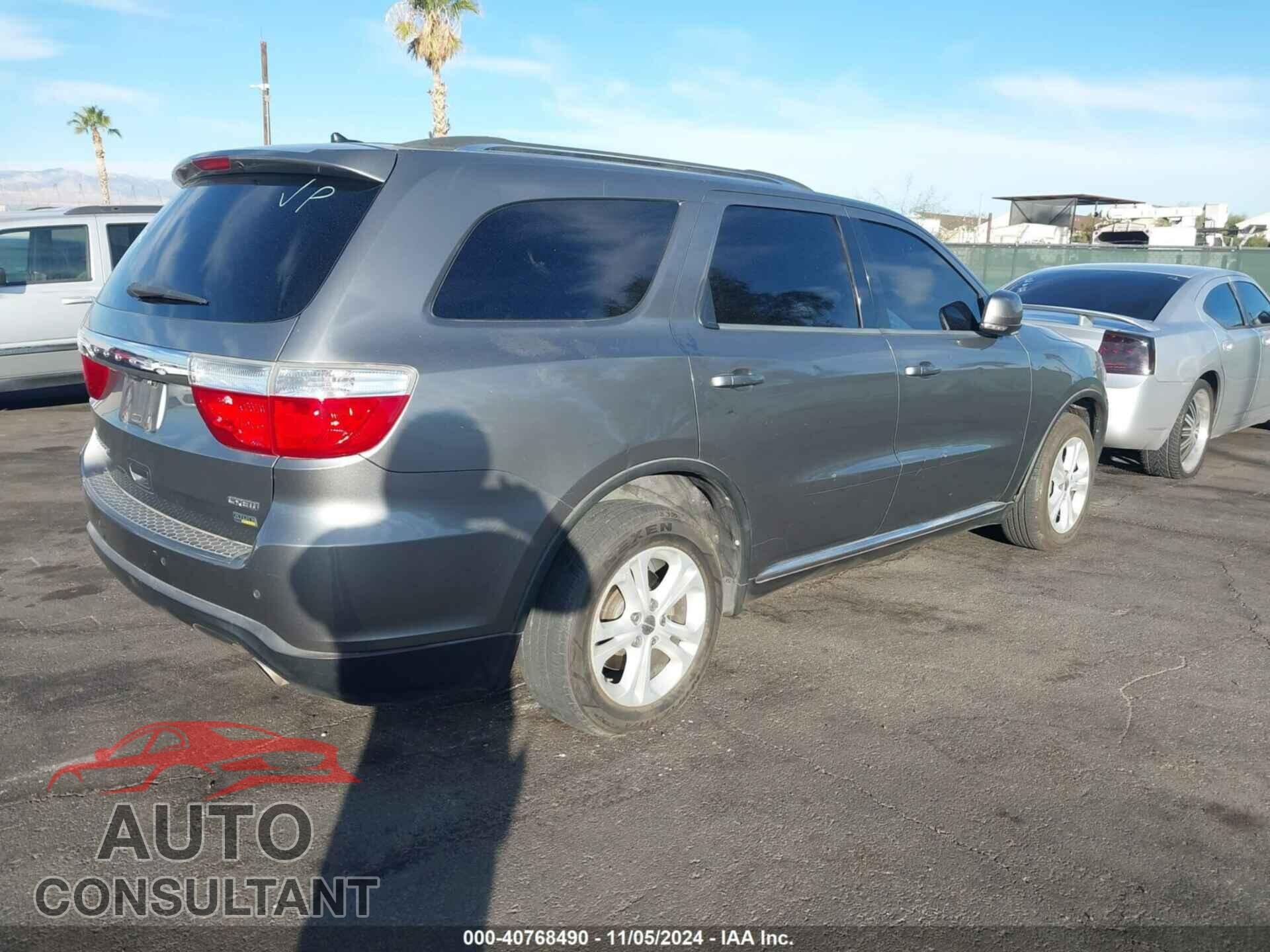 DODGE DURANGO 2012 - 1C4RDHDG9CC118519