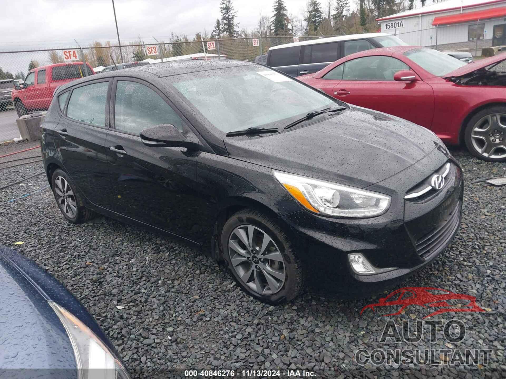 HYUNDAI ACCENT 2015 - KMHCU5AEXFU217514