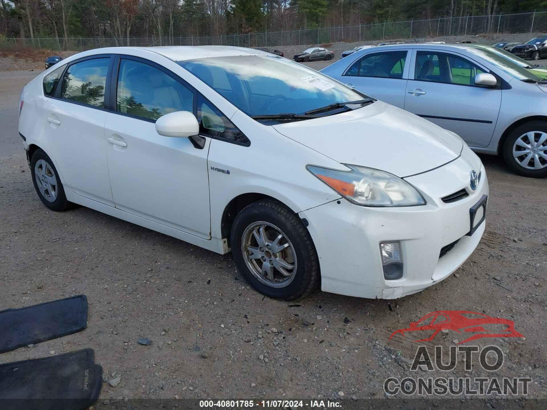 TOYOTA PRIUS 2010 - JTDKN3DU5A0142869