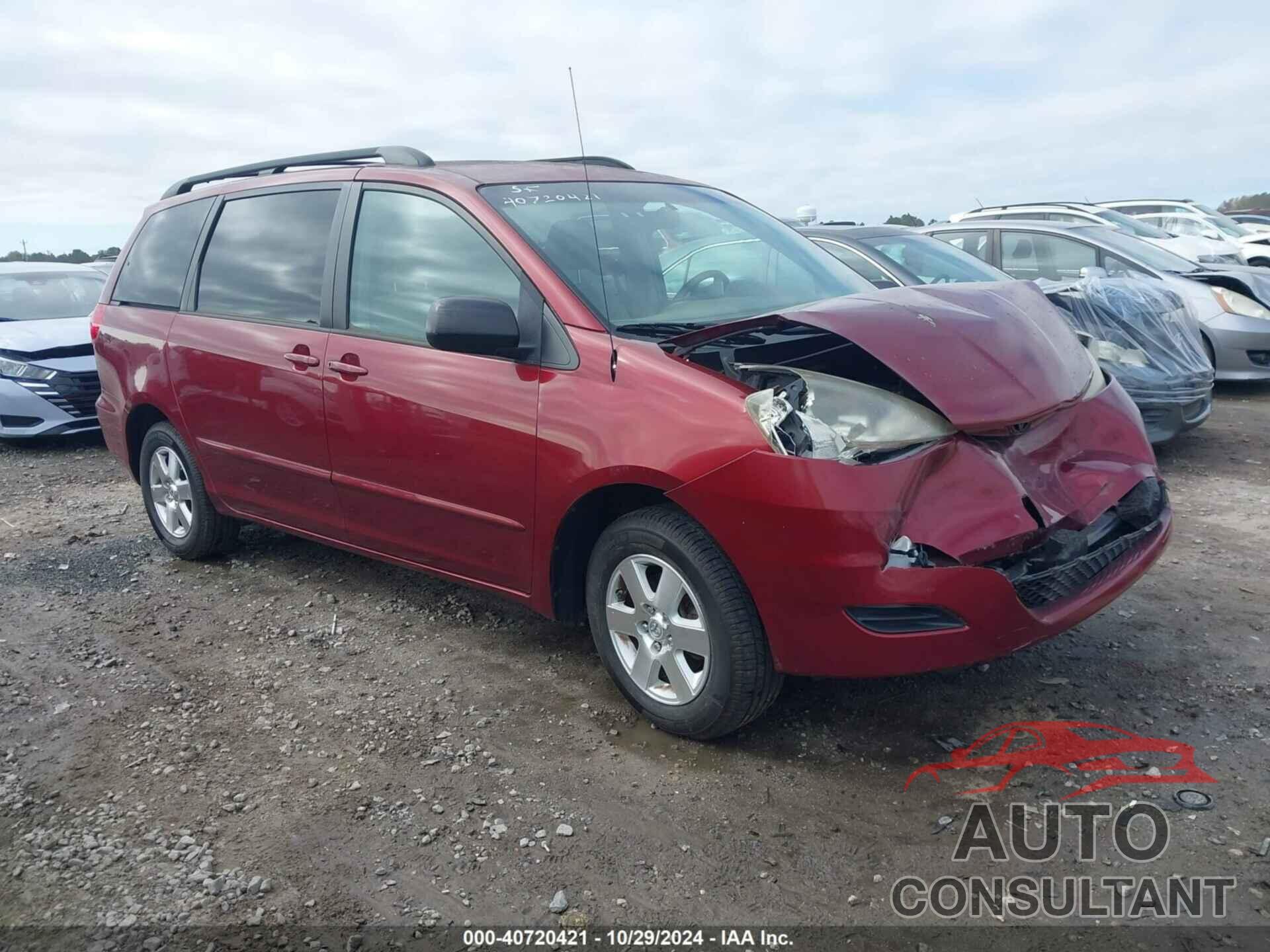 TOYOTA SIENNA 2010 - 5TDKK4CC5AS324690