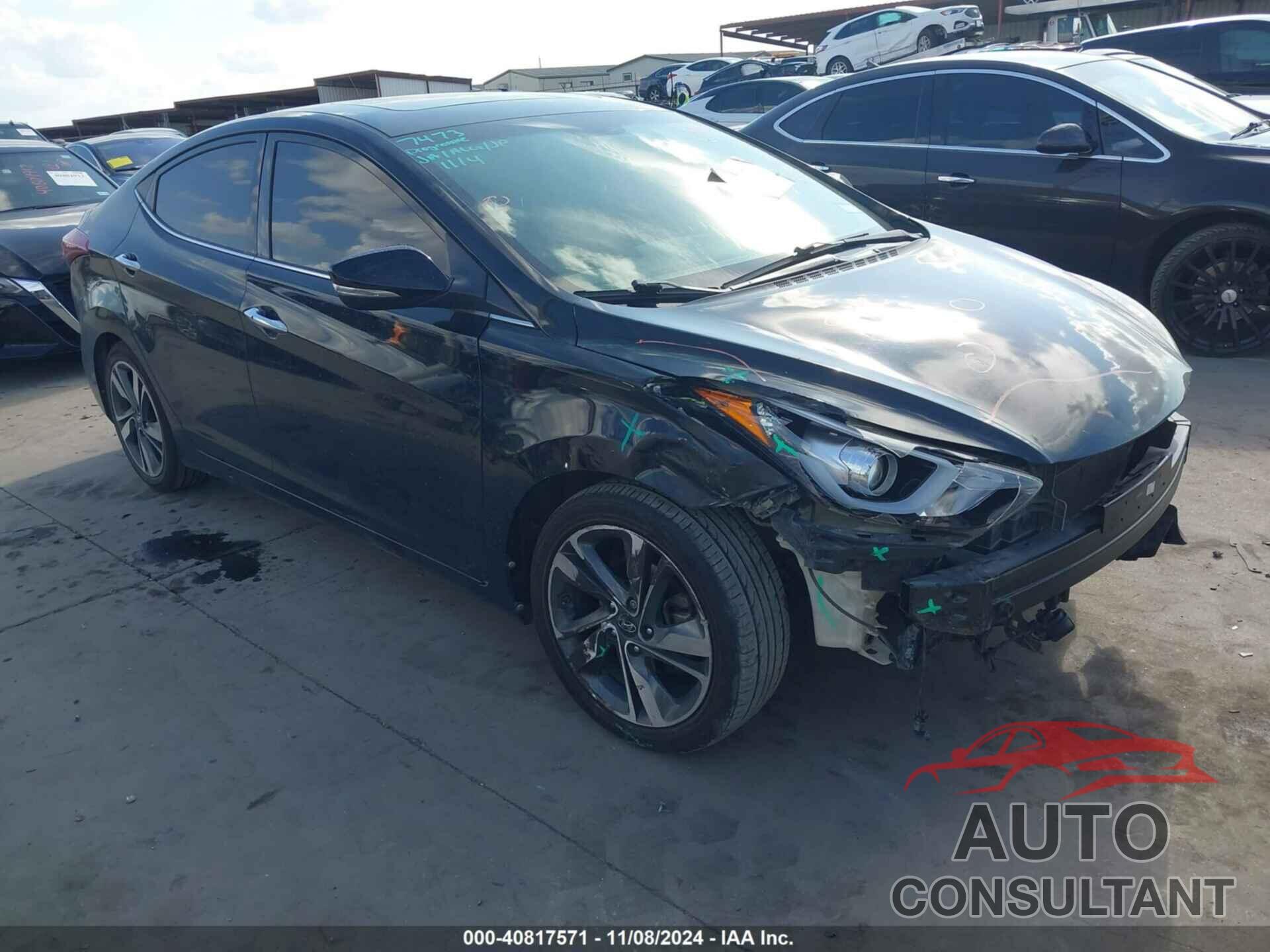 HYUNDAI ELANTRA 2016 - KMHDH4AE9GU632733