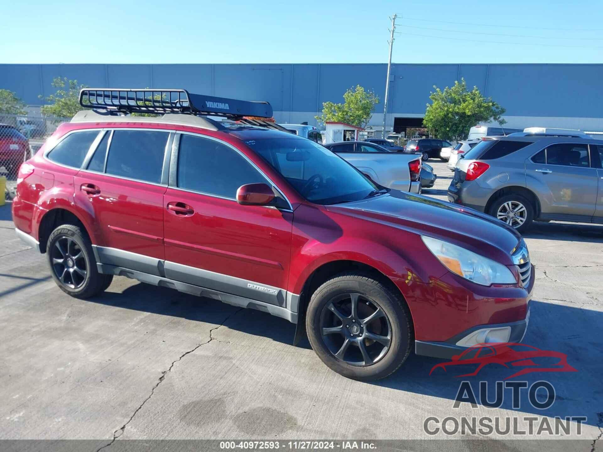 SUBARU OUTBACK 2012 - 4S4BRBKC0C3296153