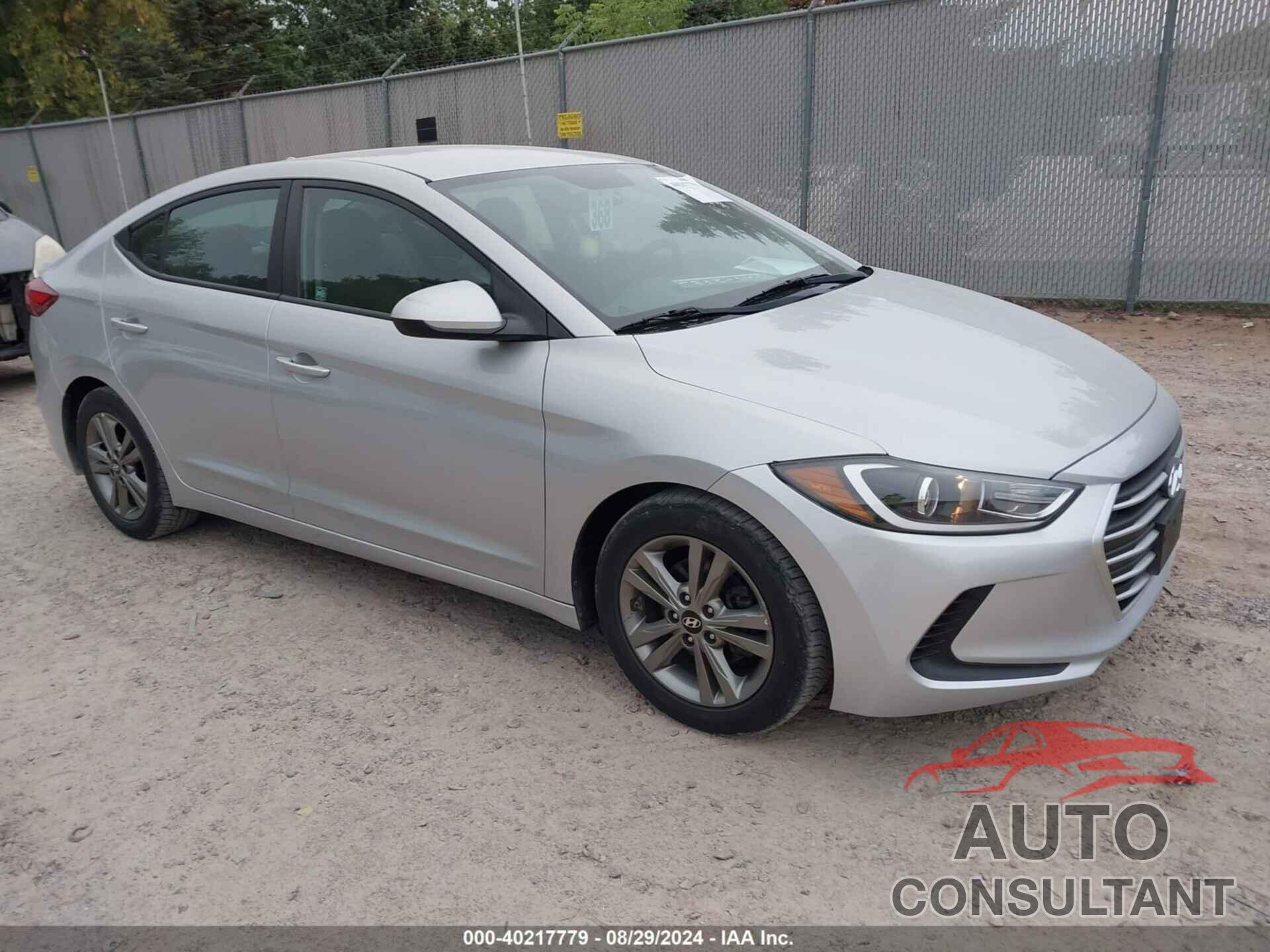 HYUNDAI ELANTRA 2018 - 5NPD84LF2JH309328