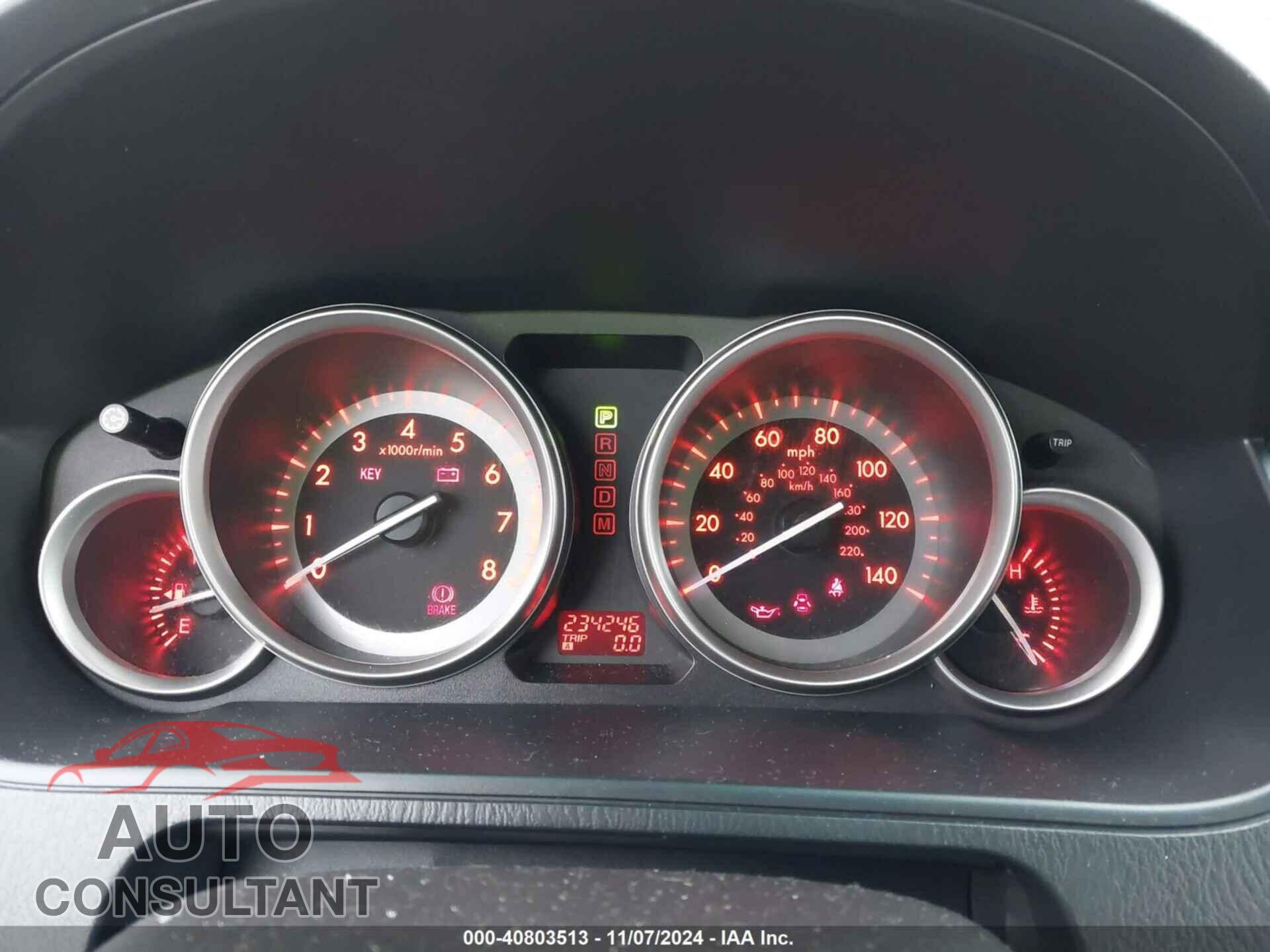 MAZDA CX-9 2012 - JM3TB2CA7C0340507
