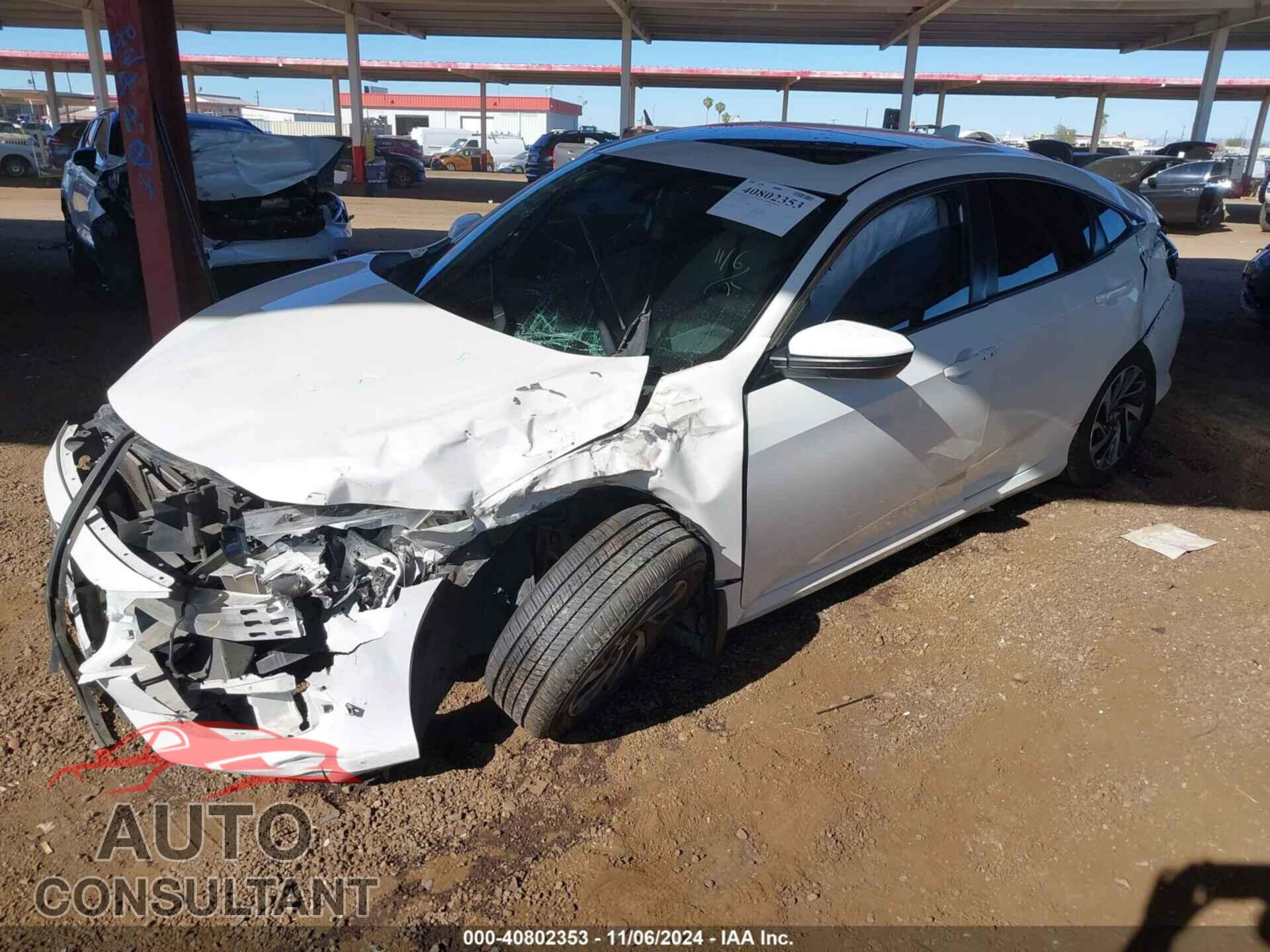 HONDA CIVIC 2017 - 19XFC2F76HE017714