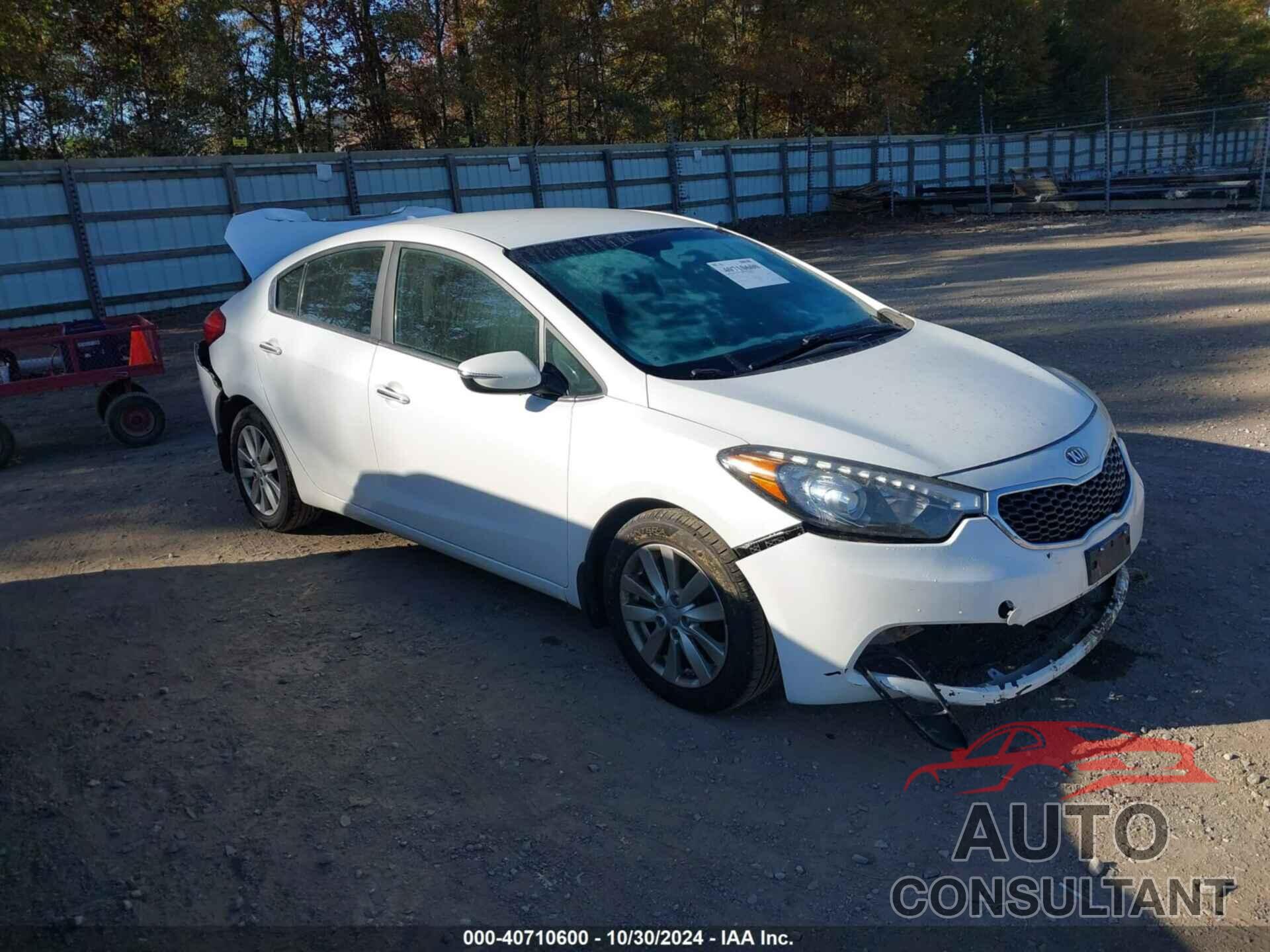 KIA FORTE 2014 - KNAFX4A89E5122414