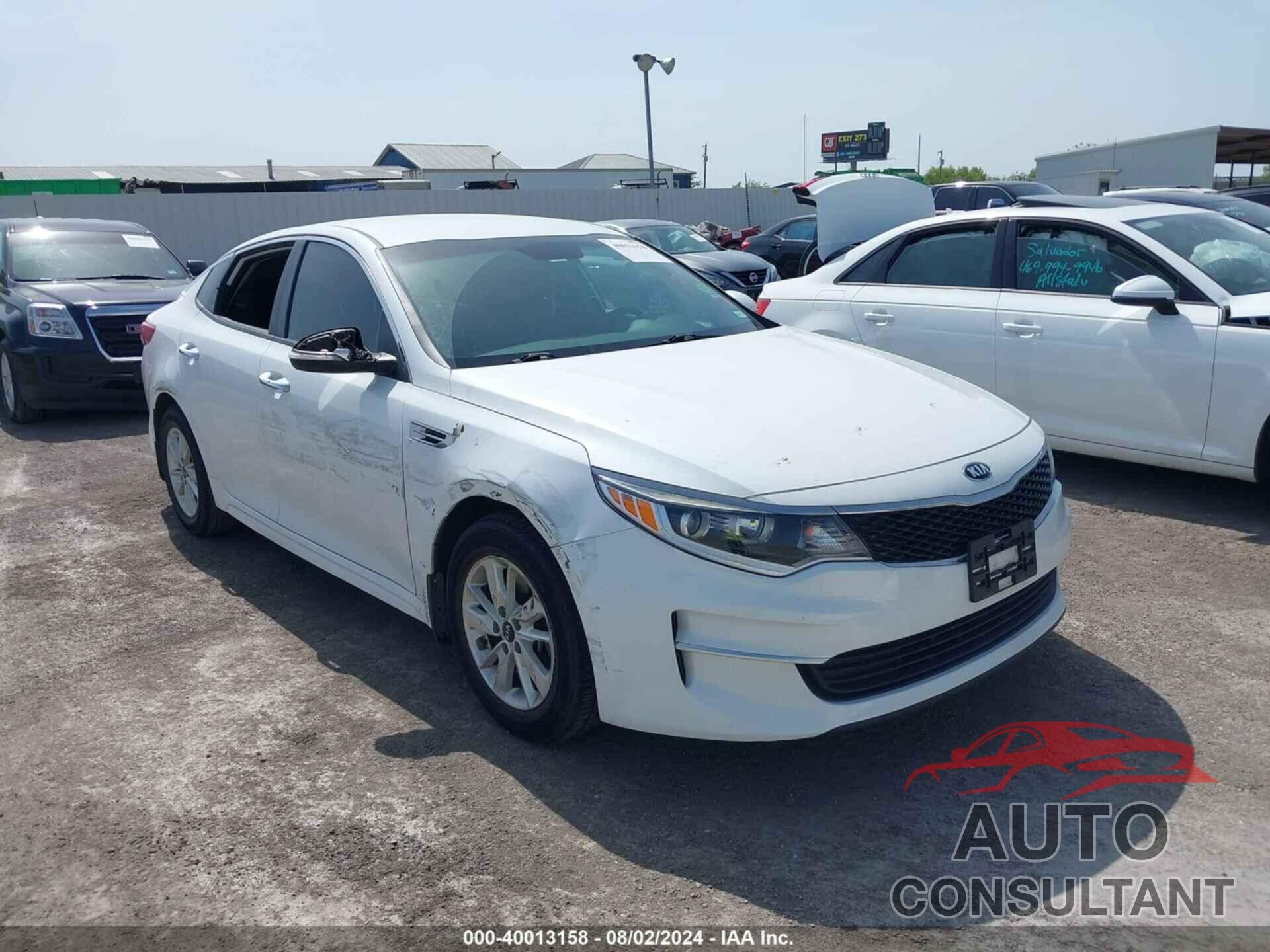KIA OPTIMA 2018 - 5XXGT4L33JG197880