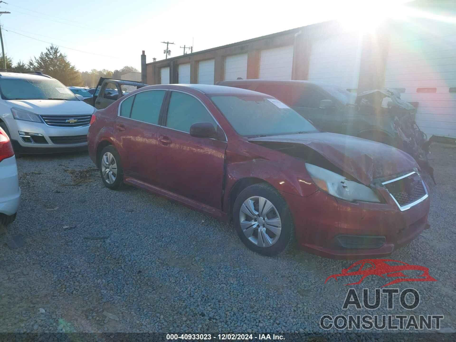 SUBARU LEGACY 2013 - 4S3BMCA62D3010728