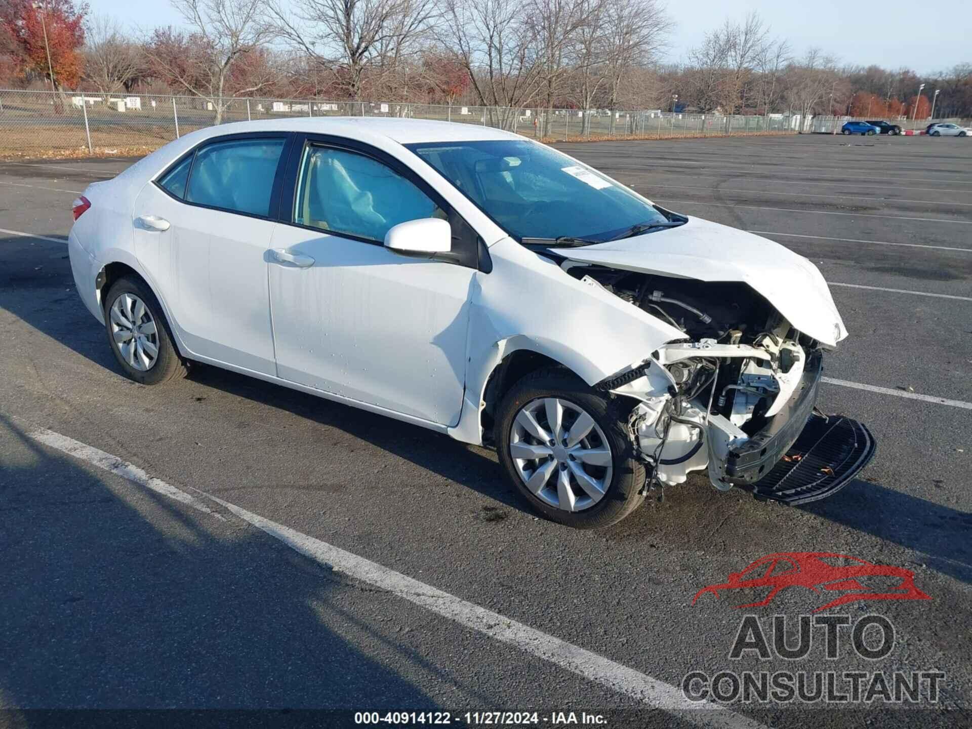 TOYOTA COROLLA 2015 - 2T1BURHE5FC458343
