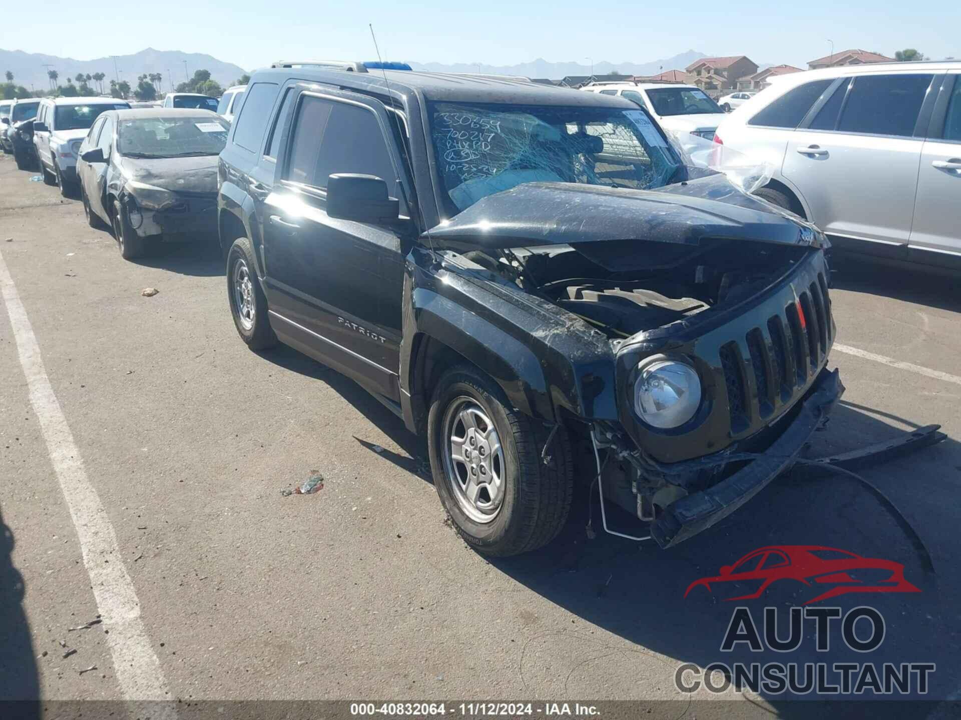 JEEP PATRIOT 2016 - 1C4NJPBBXGD700217