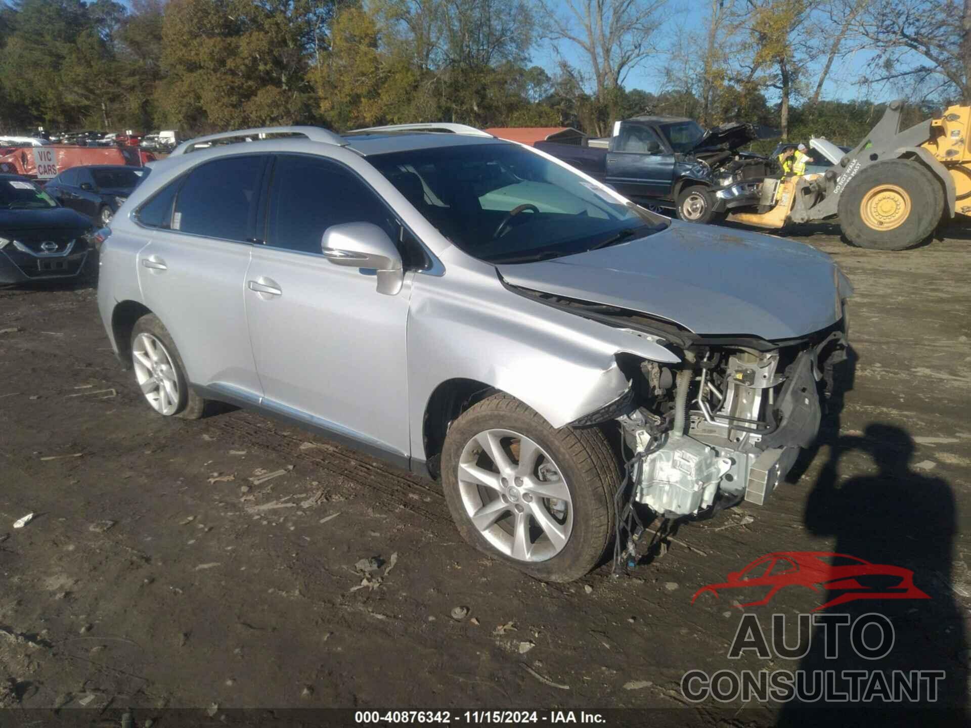 LEXUS RX 350 2010 - 2T2ZK1BA9AC039542
