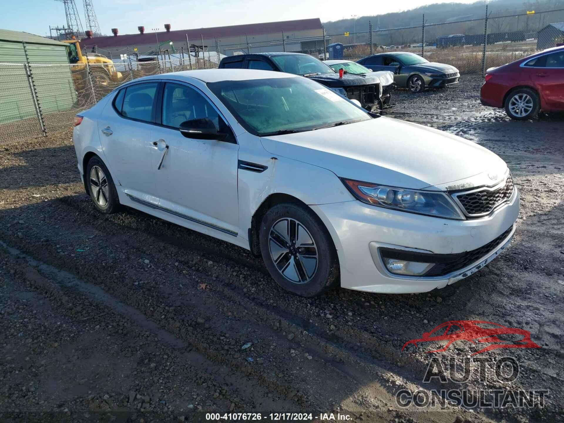 KIA OPTIMA HYBRID 2012 - KNAGM4AD0C5012908