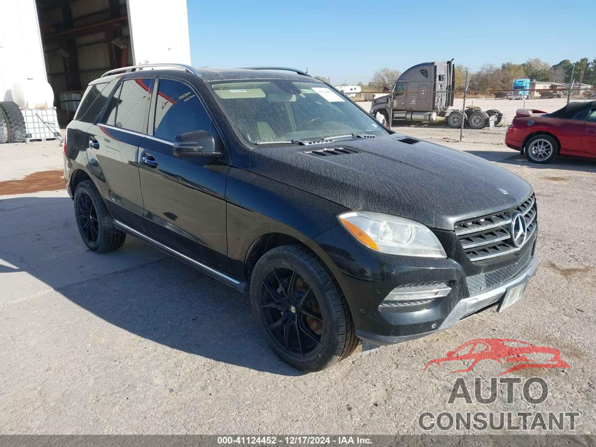 MERCEDES-BENZ ML 250 BLUETEC 2015 - 4JGDA0EB6FA541299