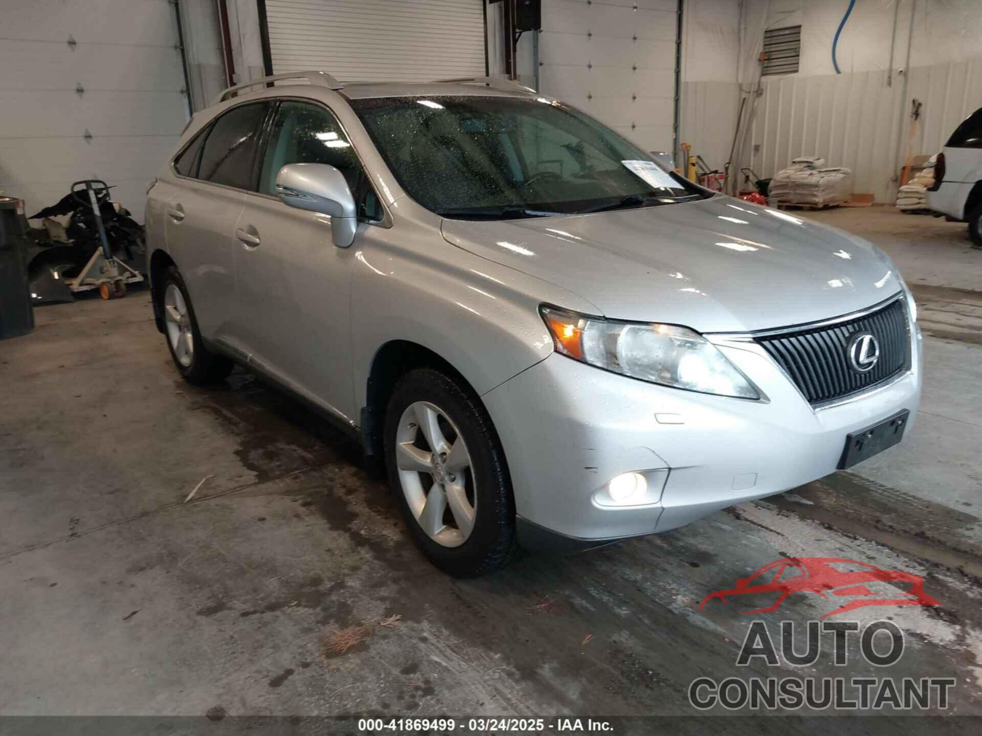 LEXUS RX 350 2010 - 2T2BK1BA8AC002368