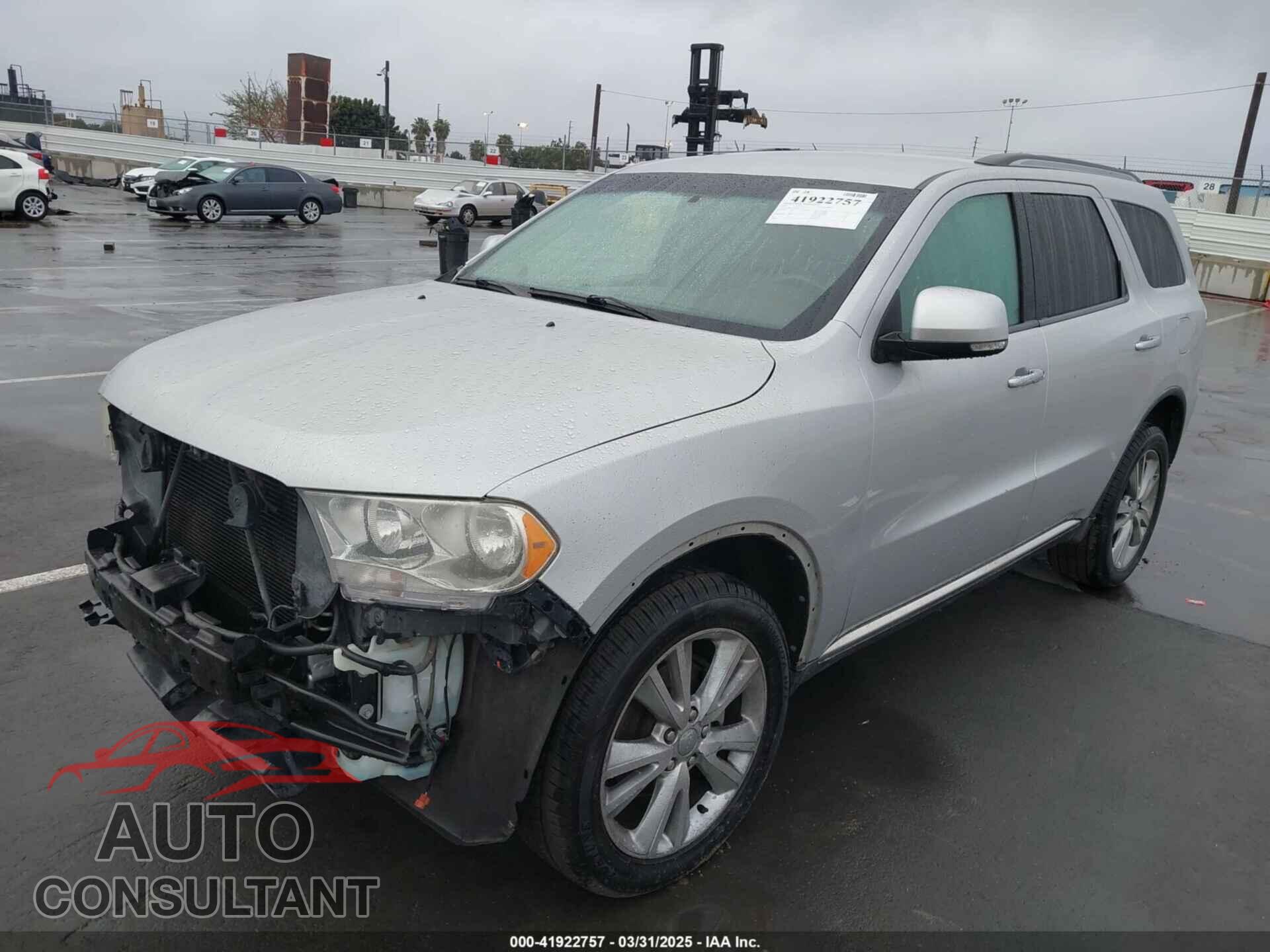 DODGE DURANGO 2013 - 1C4RDJDGXDC637572