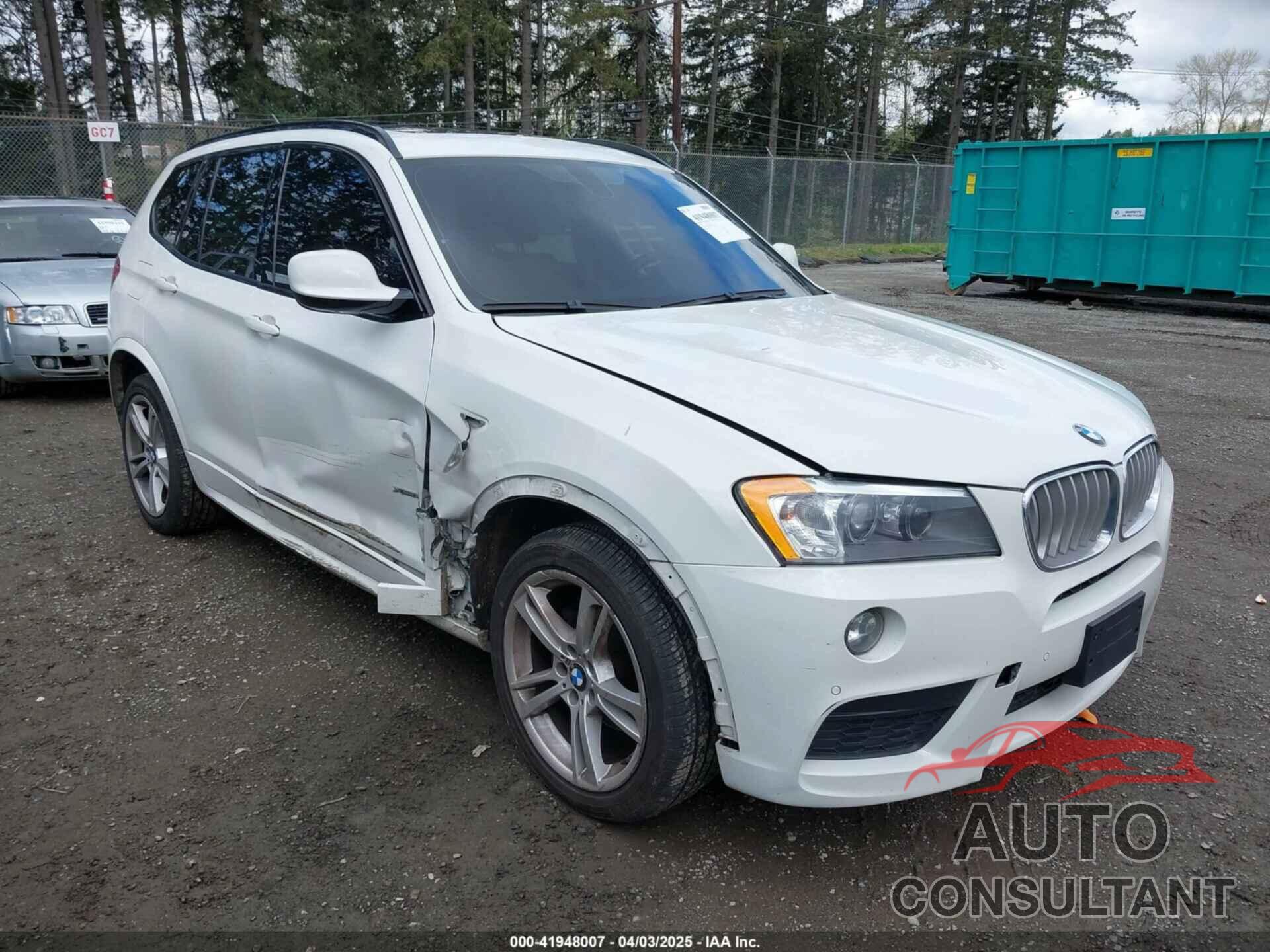 BMW X3 2013 - 5UXWX9C53D0D02245