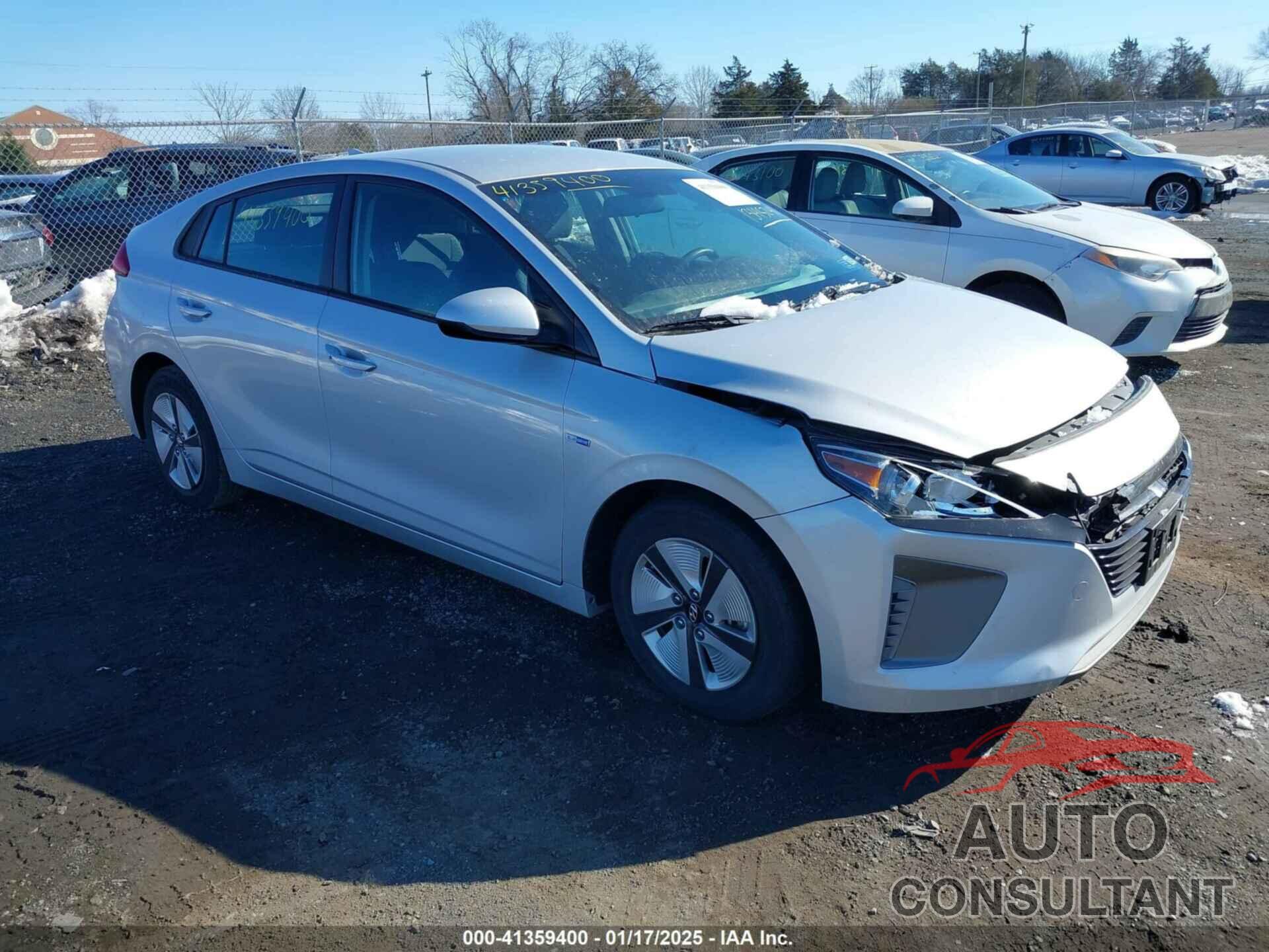 HYUNDAI IONIQ HYBRID 2019 - KMHC65LC3KU134524