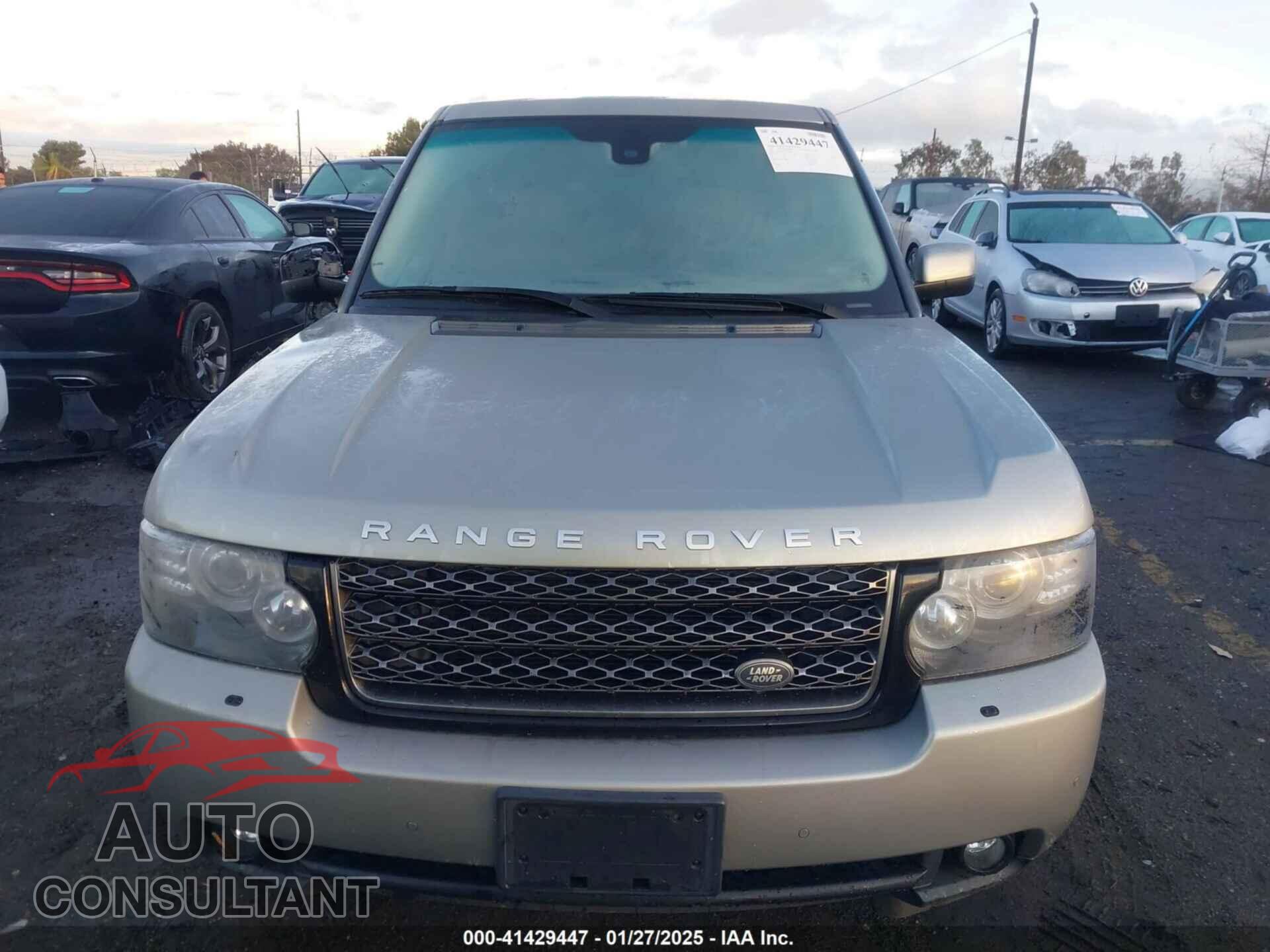 LAND ROVER RANGE ROVER 2012 - SALMF1D40CA382461