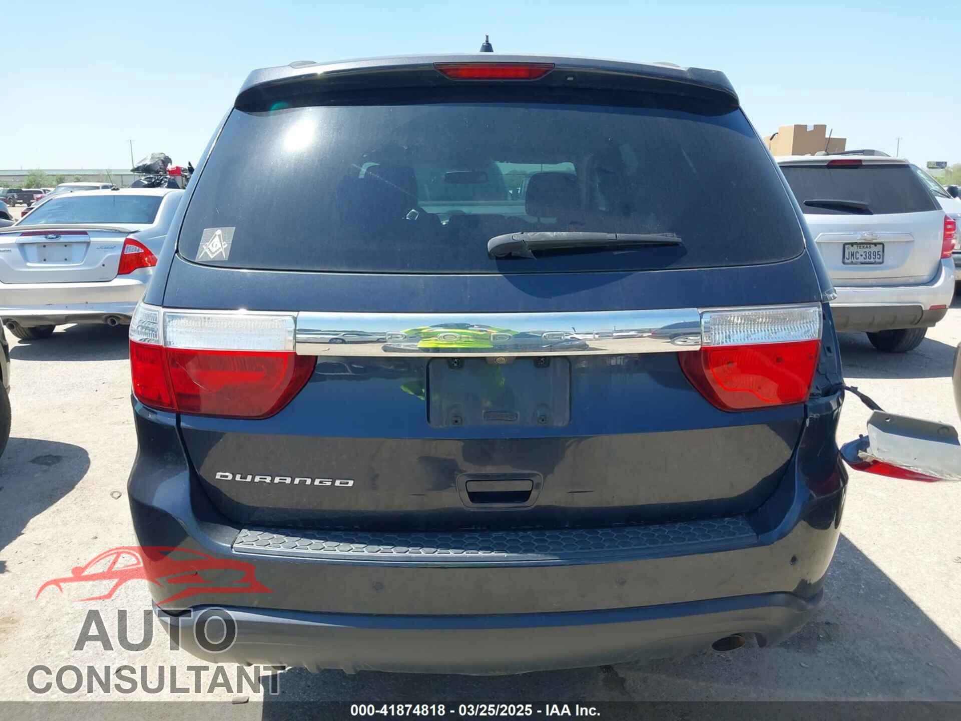 DODGE DURANGO 2013 - 1C4RDHAGXDC693282