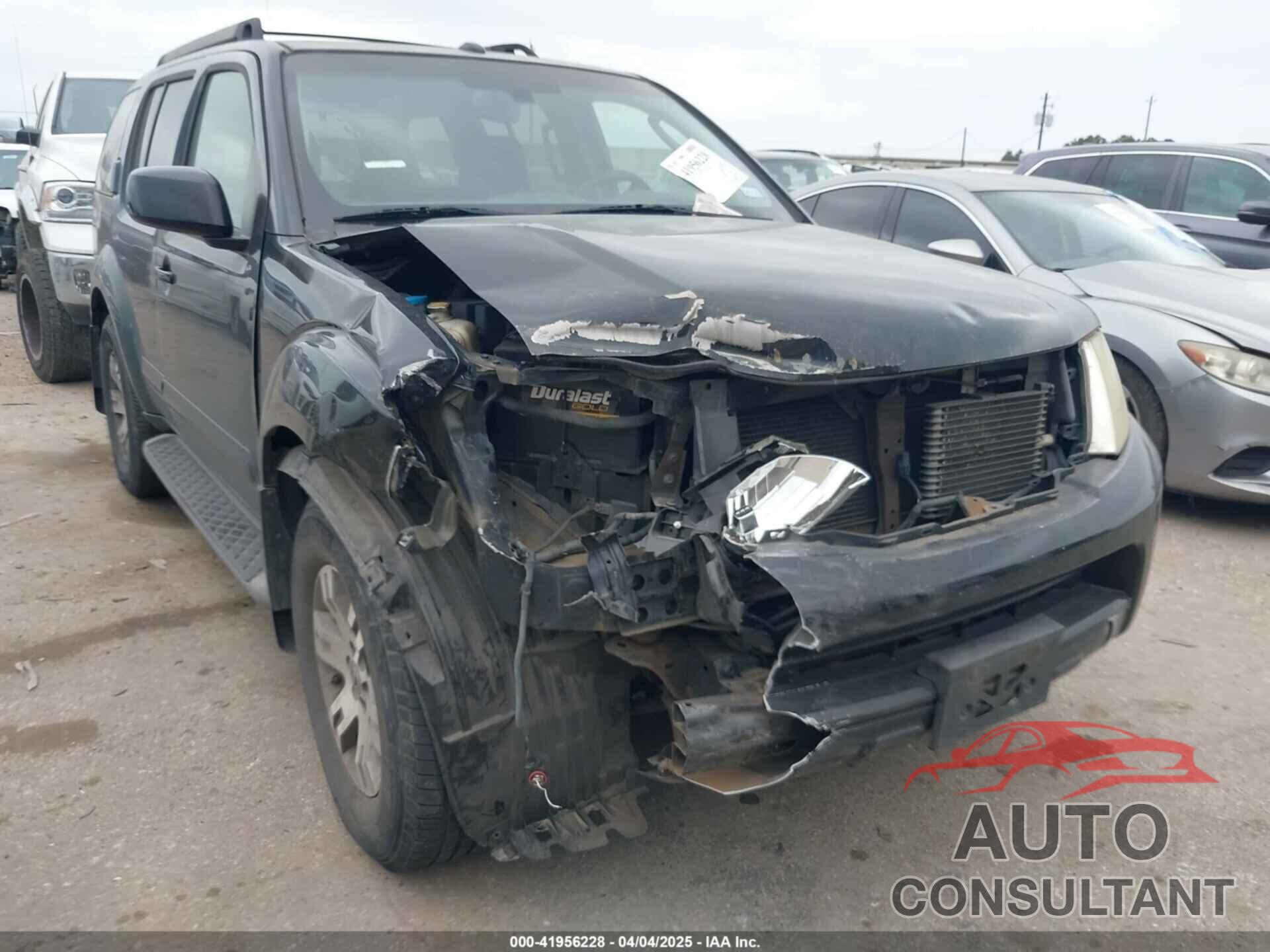 NISSAN PATHFINDER 2009 - 5N1AR18U19C618524