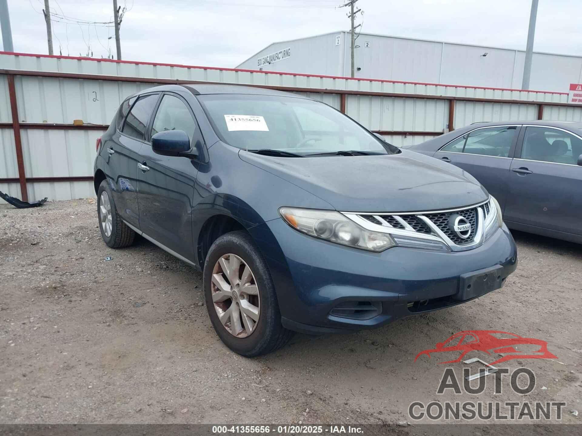 NISSAN MURANO 2012 - JN8AZ1MU0CW118553