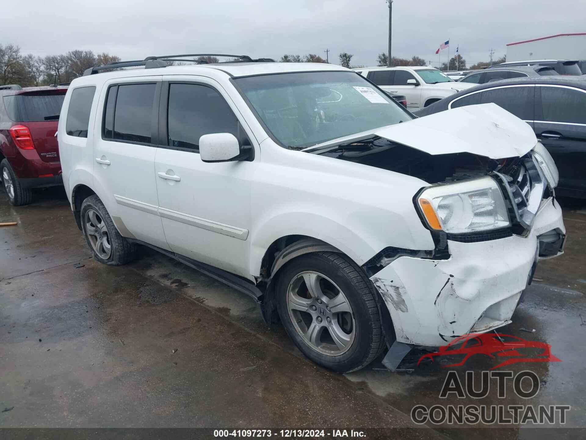 HONDA PILOT 2012 - 5FNYF3H53CB009638