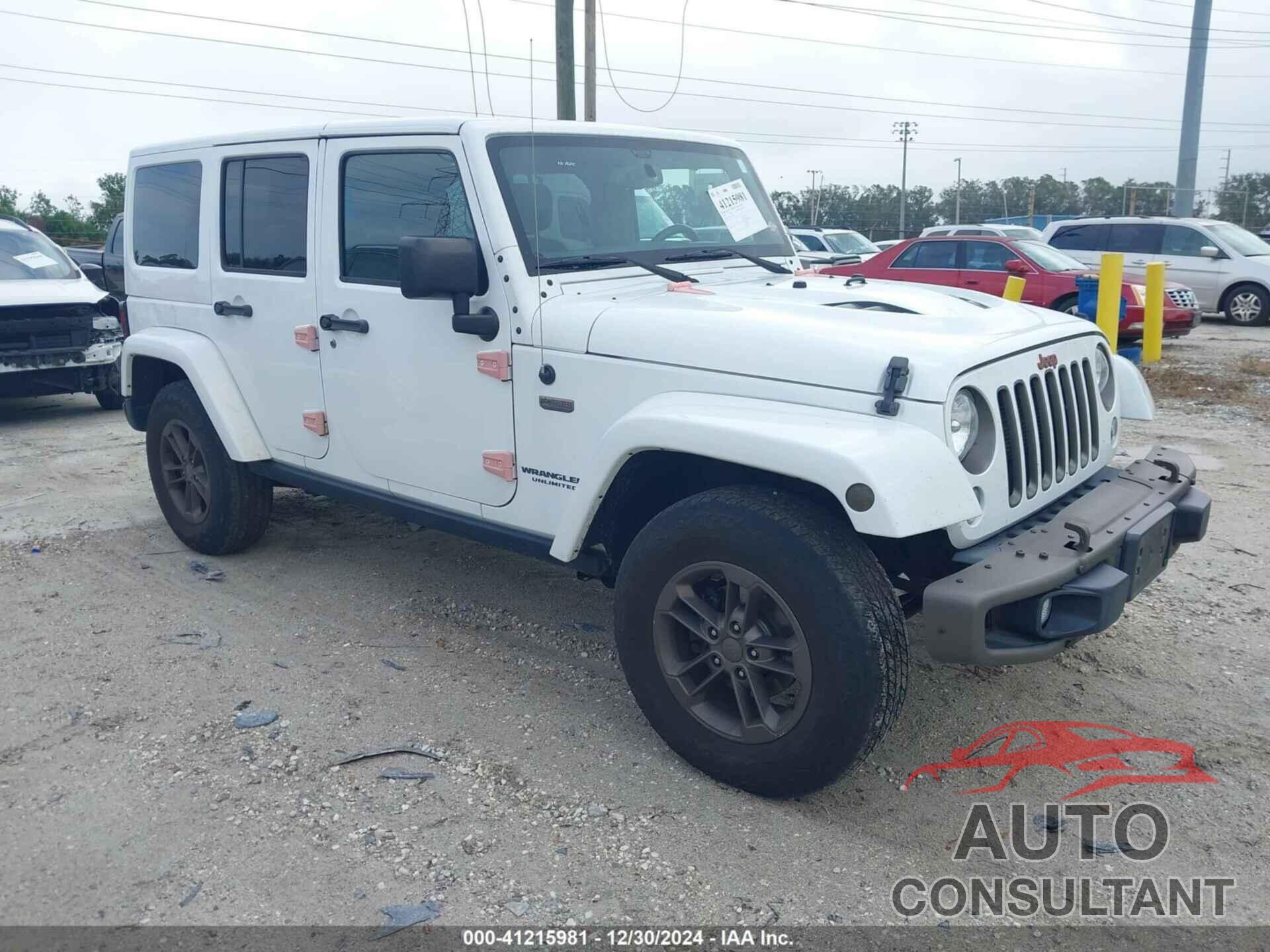 JEEP WRANGLER UNLIMITED 2016 - 1C4BJWEG2GL243963