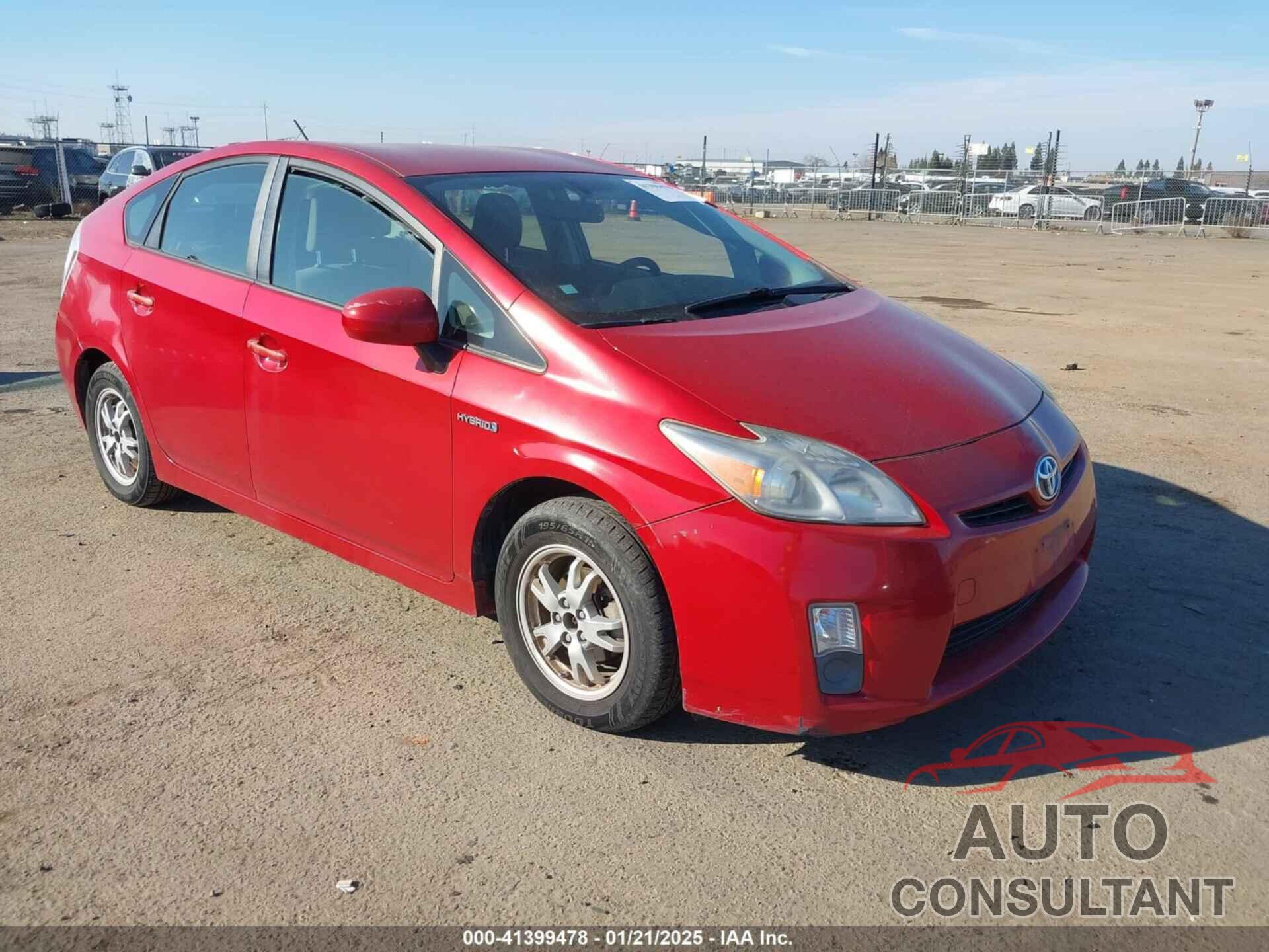 TOYOTA PRIUS 2010 - JTDKN3DU8A0117805