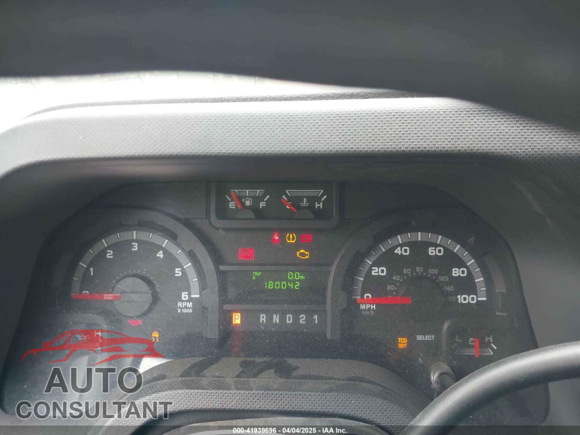 FORD E-150 2012 - 1FTNE1EW0CDB10750