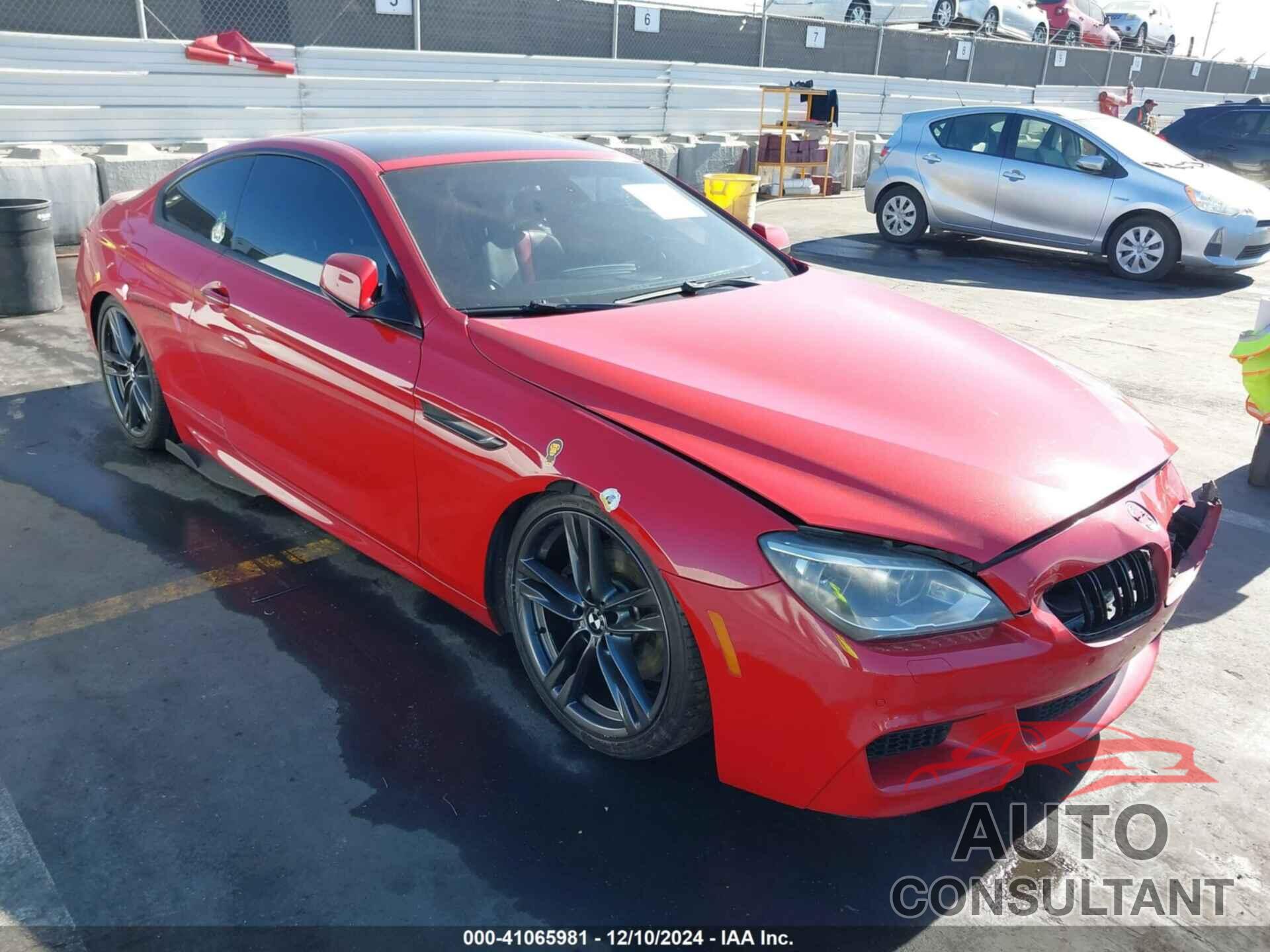 BMW 650I 2012 - WBALX3C5XCDV77159