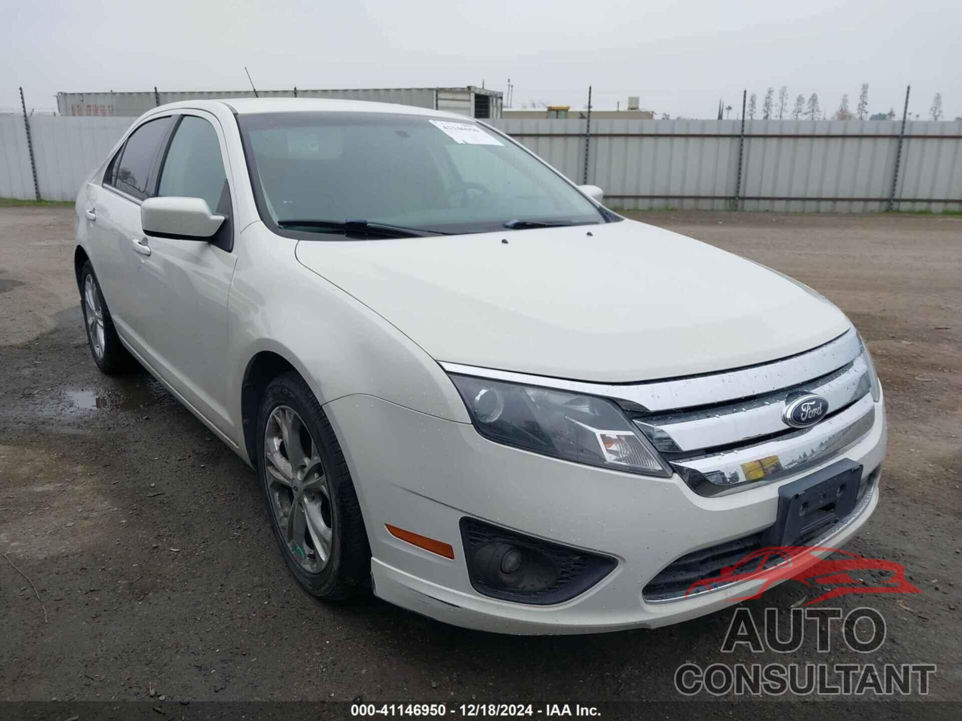 FORD FUSION 2012 - 3FAHP0HA5CR317469