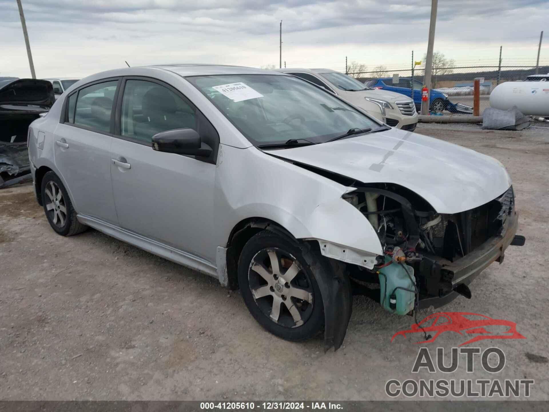 NISSAN SENTRA 2012 - 3N1AB6AP7CL623199