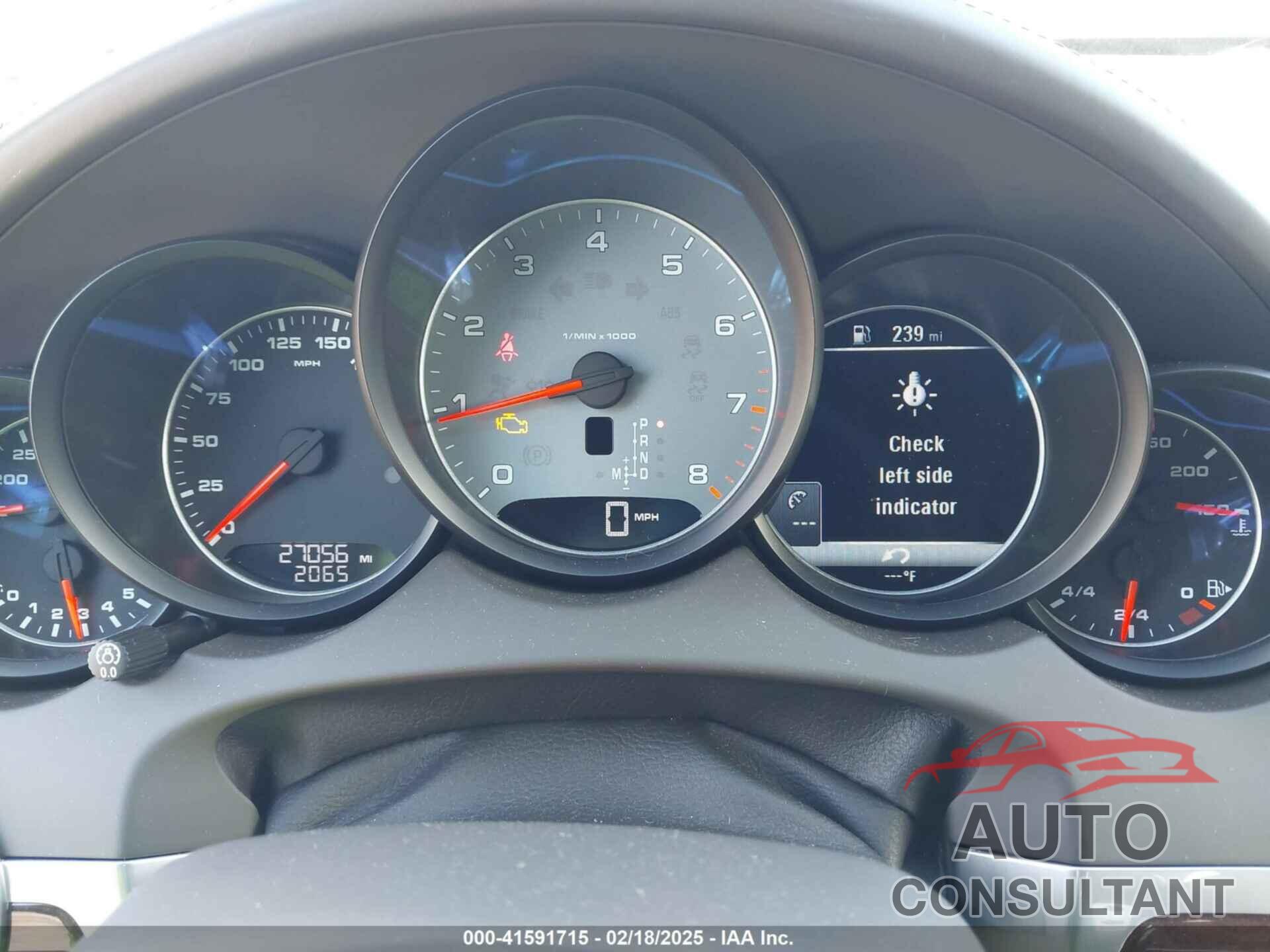 PORSCHE CAYENNE 2016 - WP1AB2A21GLA93418