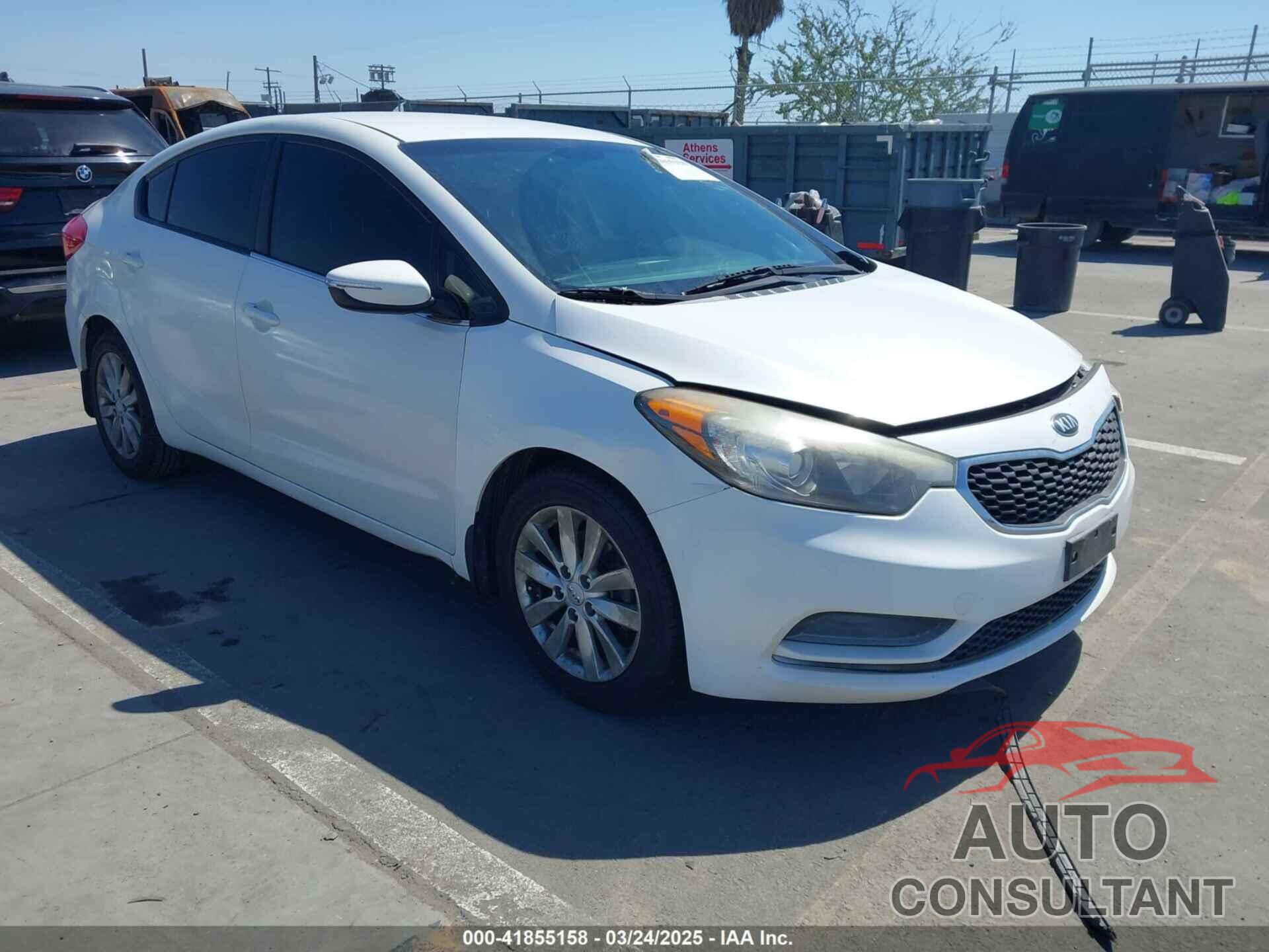 KIA FORTE 2014 - KNAFX4A68E5188516