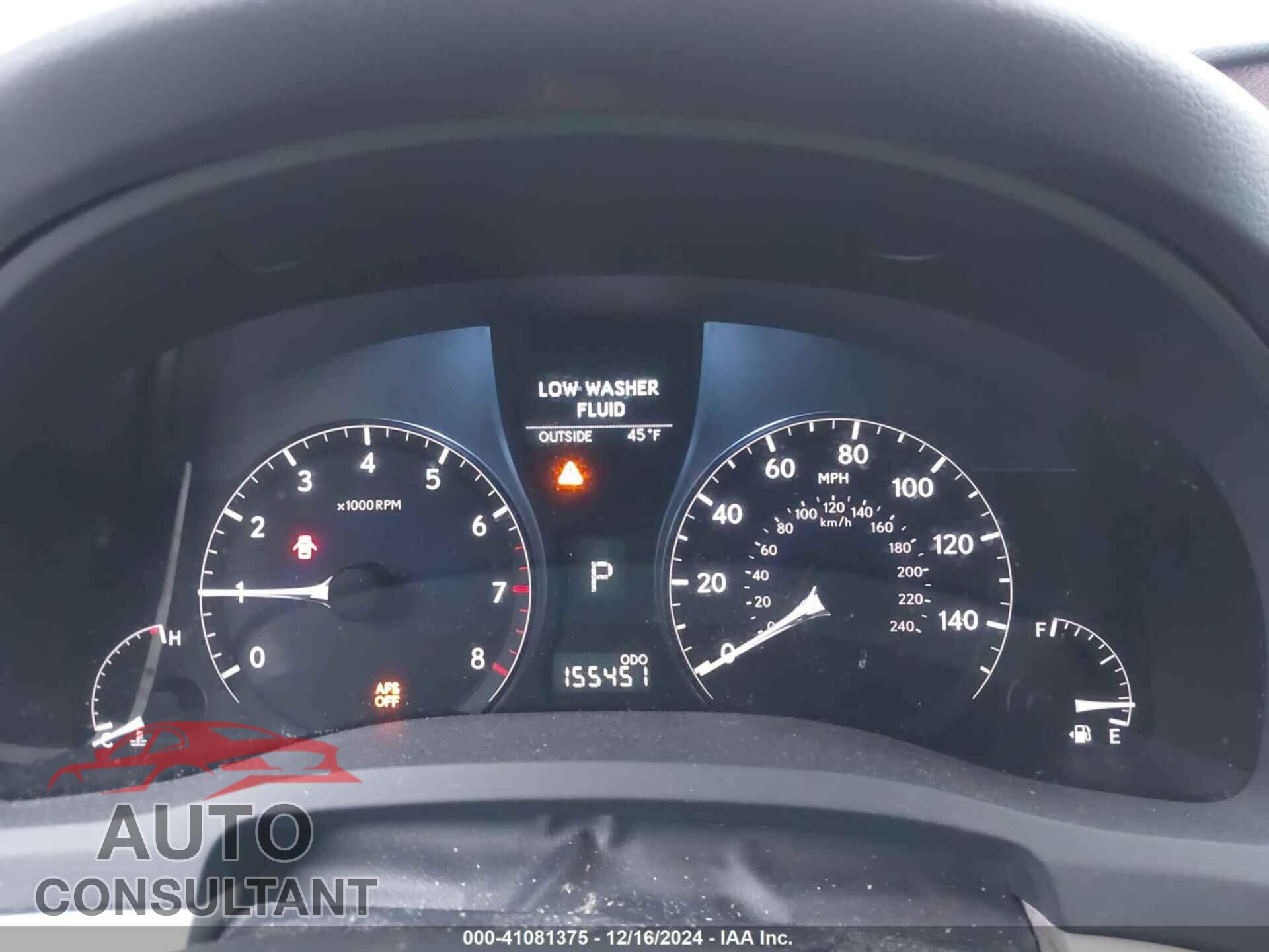 LEXUS RX 350 2012 - 2T2BK1BA5CC129971
