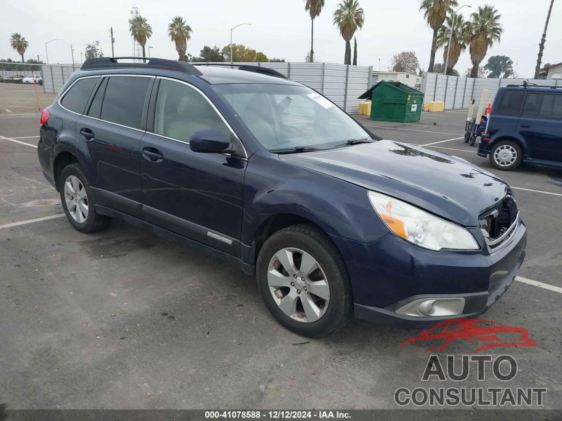 SUBARU OUTBACK 2012 - 4S4BRBCC5C3231040