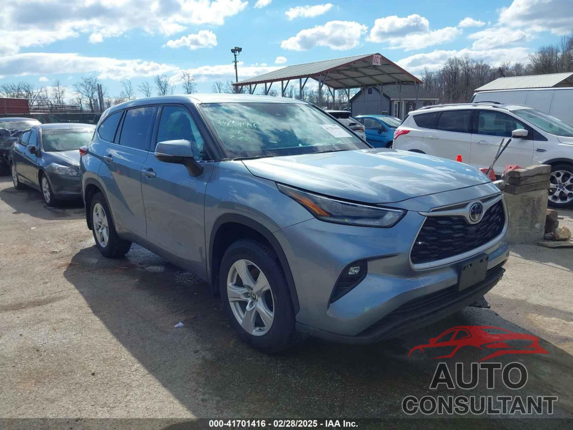 TOYOTA HIGHLANDER 2021 - 5TDBZRBH0MS146973