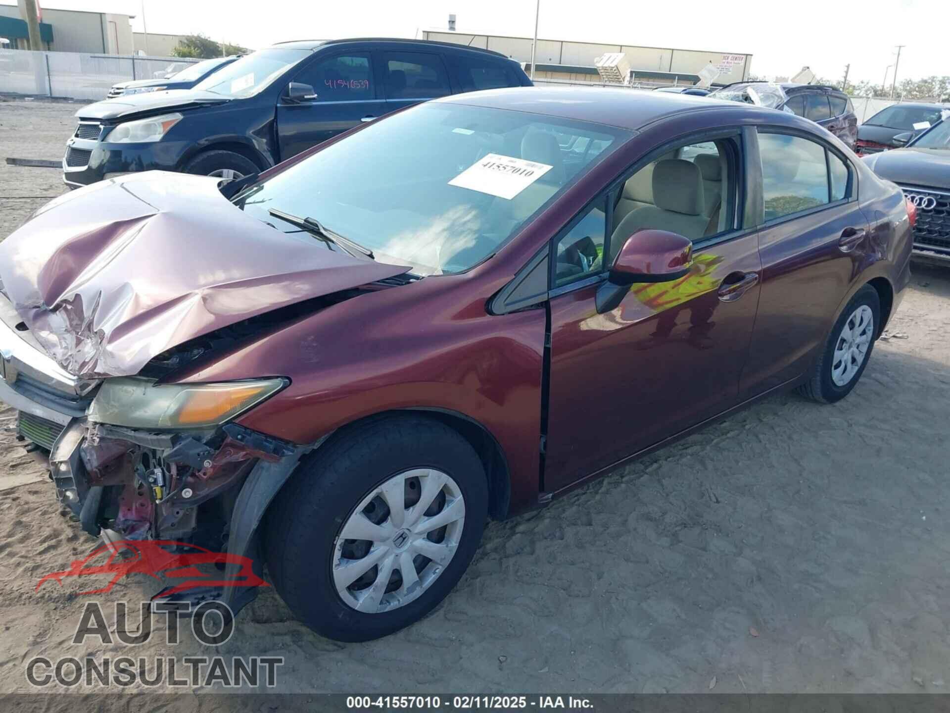 HONDA CIVIC 2012 - 19XFB2F54CE037583