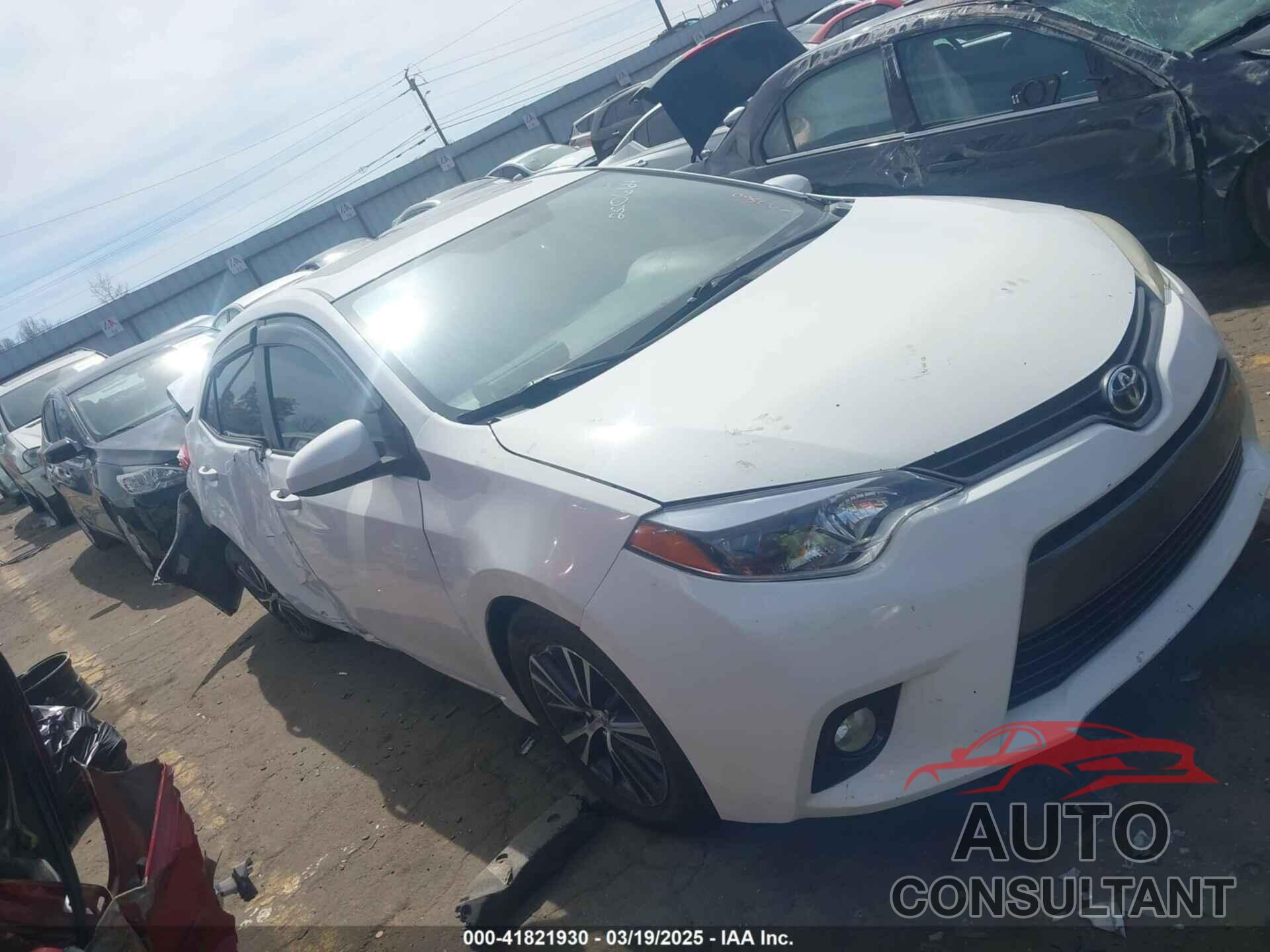 TOYOTA COROLLA 2016 - 2T1BURHE5GC573560