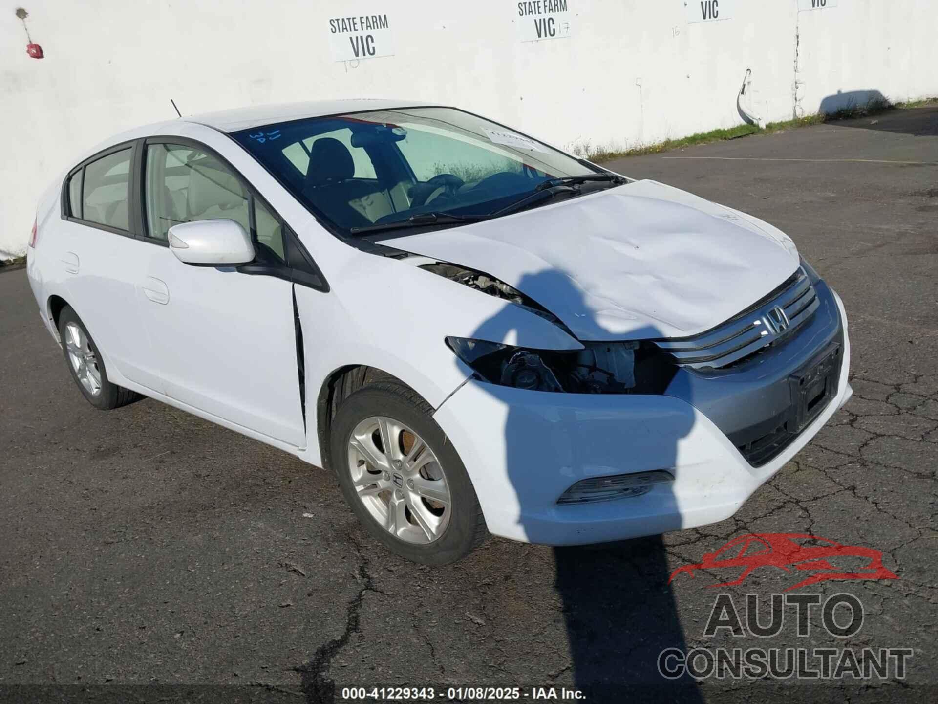 HONDA INSIGHT 2010 - JHMZE2H7XAS015986