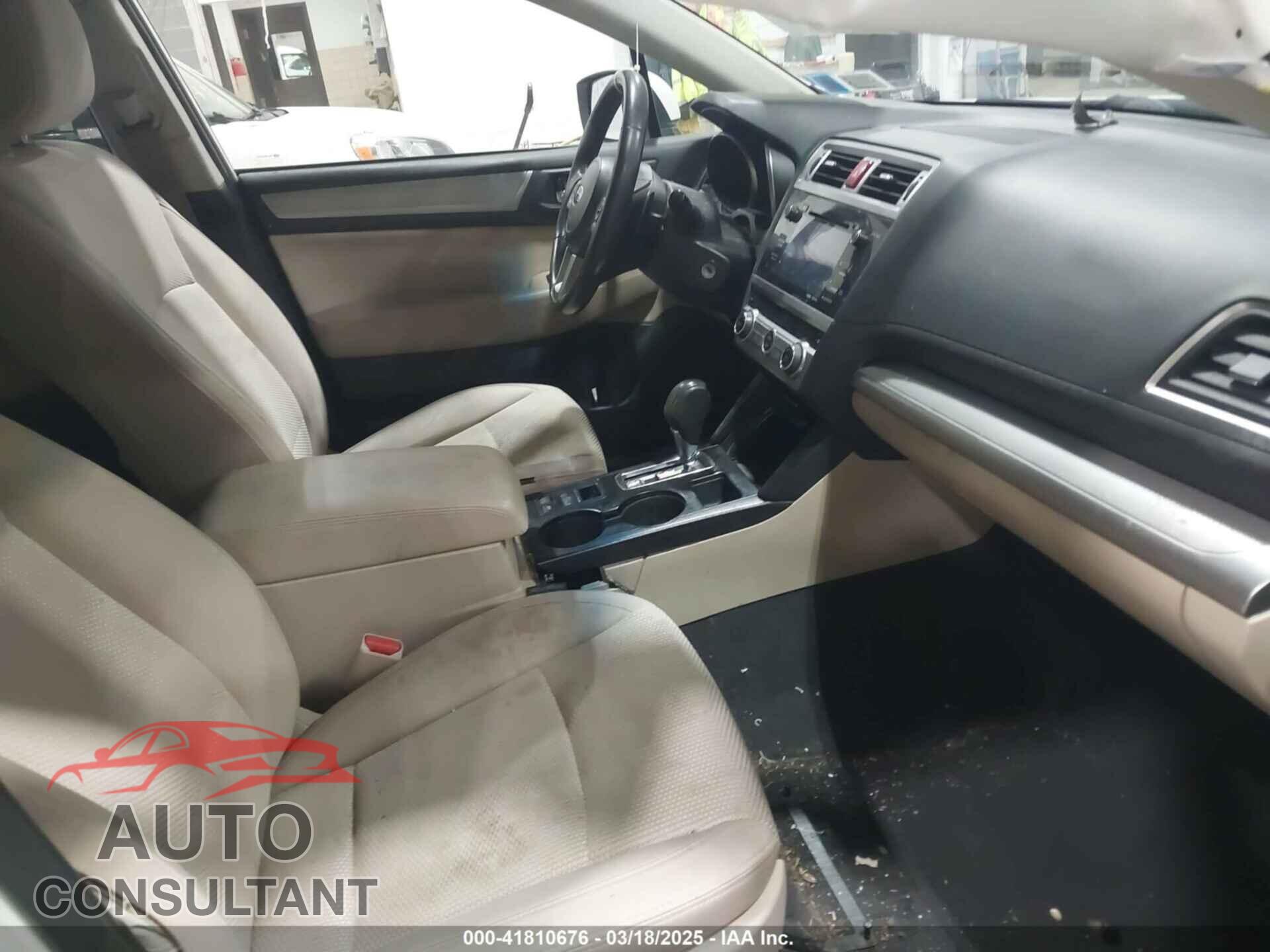 SUBARU OUTBACK 2017 - 4S4BSAHC9H3430588