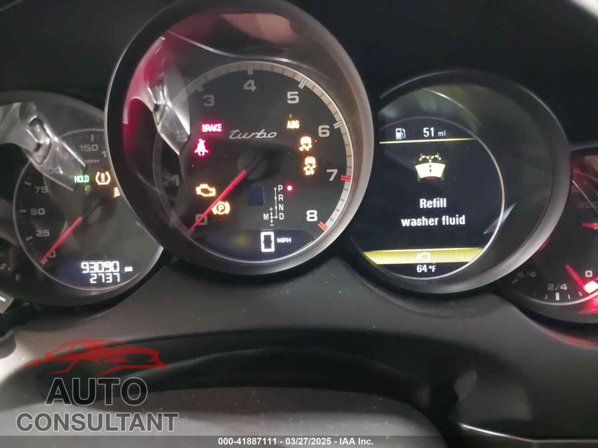 PORSCHE CAYENNE 2013 - WP1AC2A28DLA91450