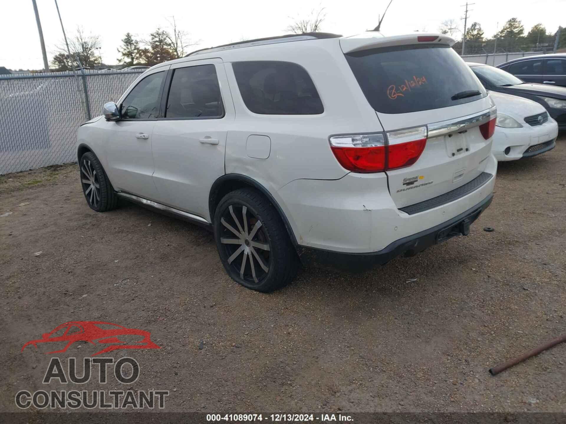 DODGE DURANGO 2012 - 1C4SDHETXCC361284