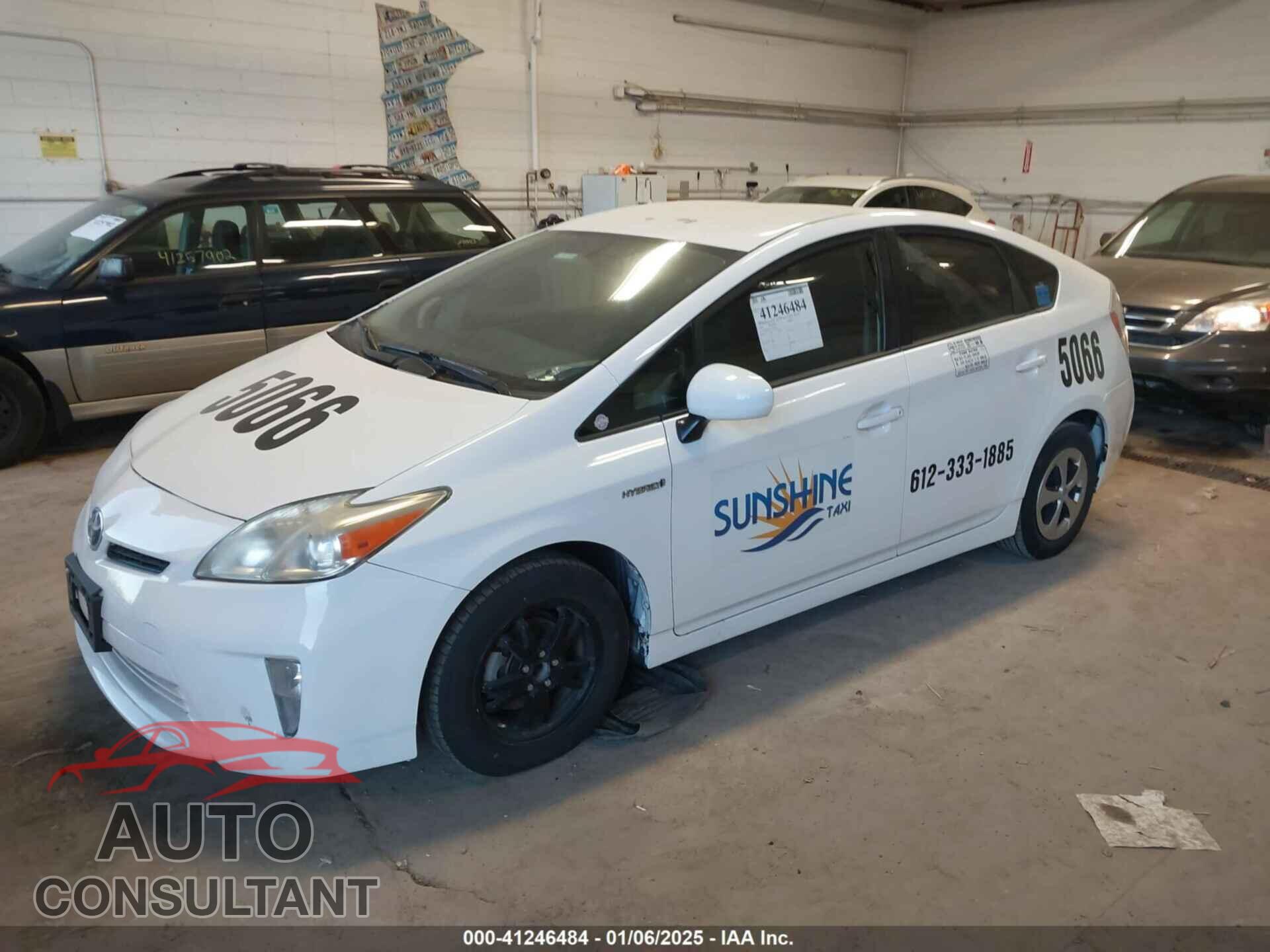 TOYOTA PRIUS 2012 - JTDKN3DU3C5380029