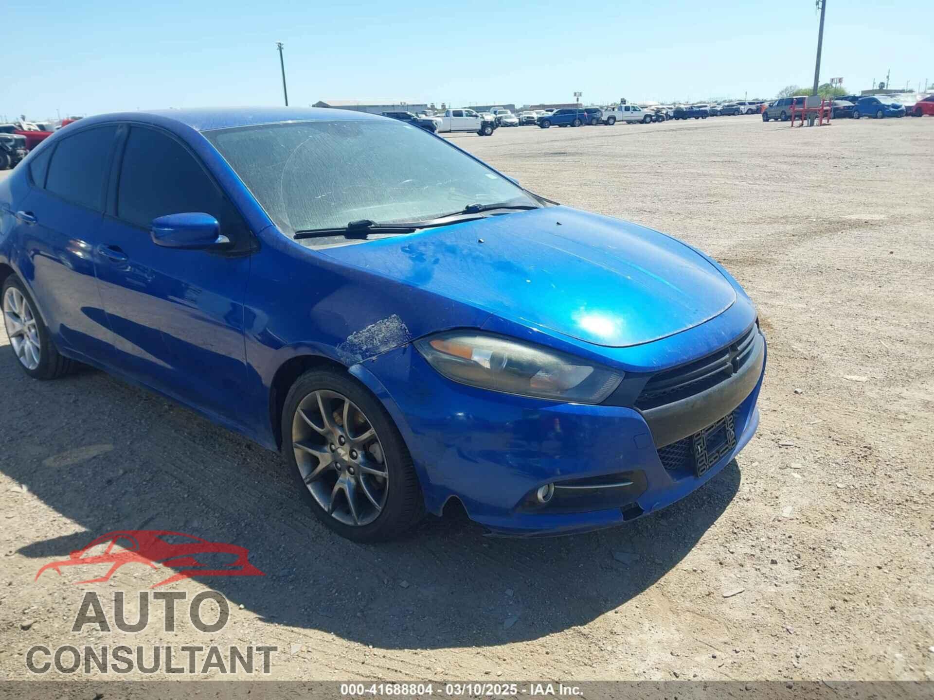 DODGE DART 2013 - 1C3CDFBA9DD339305