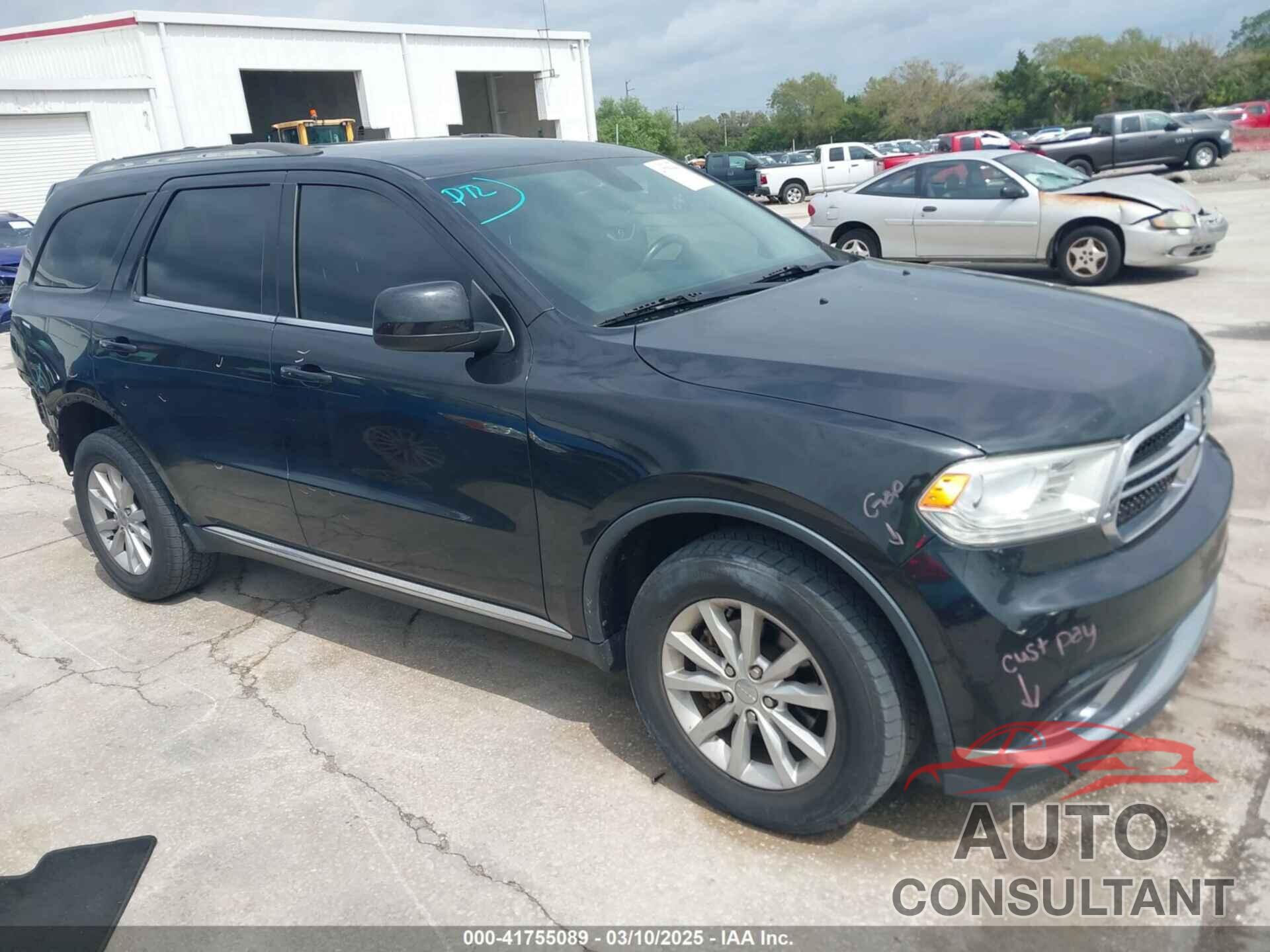 DODGE DURANGO 2014 - 1C4RDJAG9EC552177