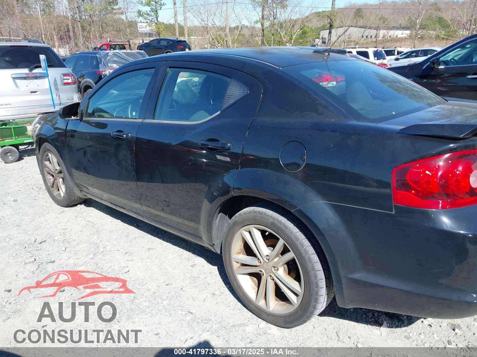 DODGE AVENGER 2013 - 1C3CDZAG4DN521480