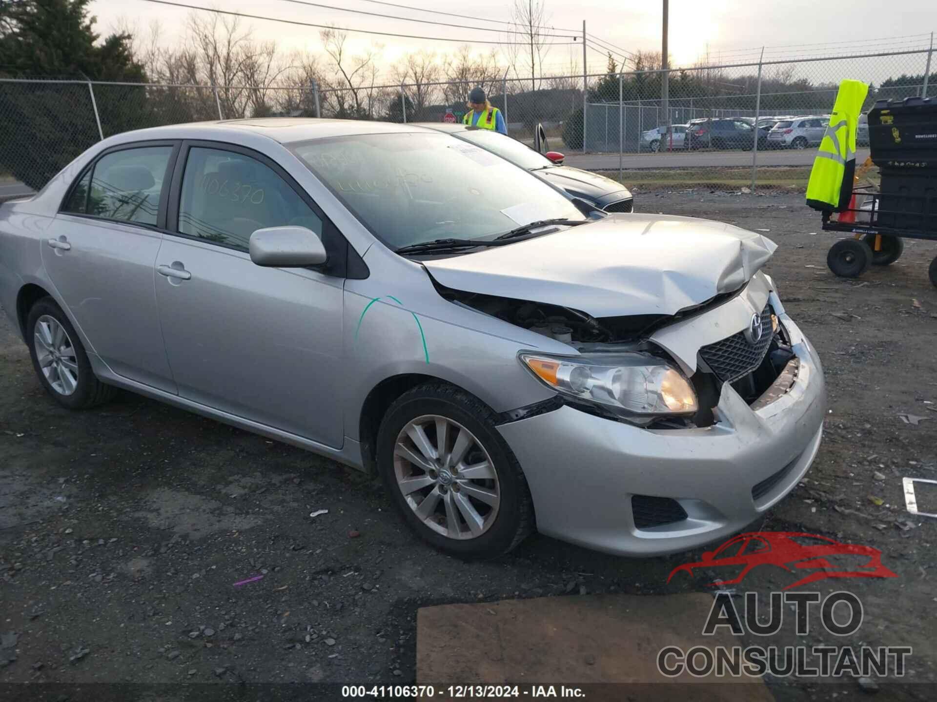 TOYOTA COROLLA 2009 - 2T1BU40E09C107195