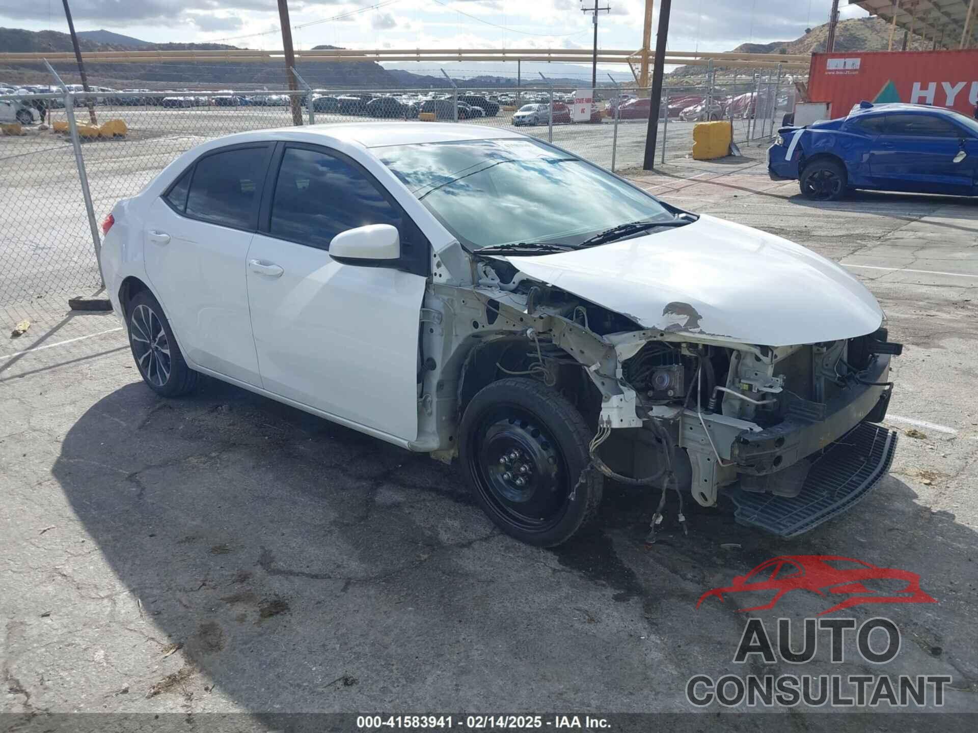 TOYOTA COROLLA 2018 - 5YFBURHE2JP843920