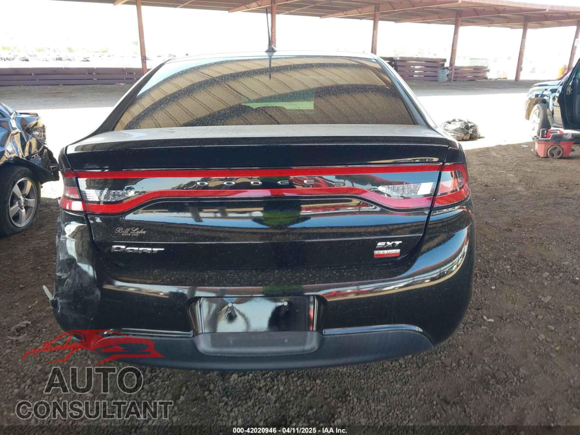 DODGE DART 2015 - 1C3CDFBH3FD199560